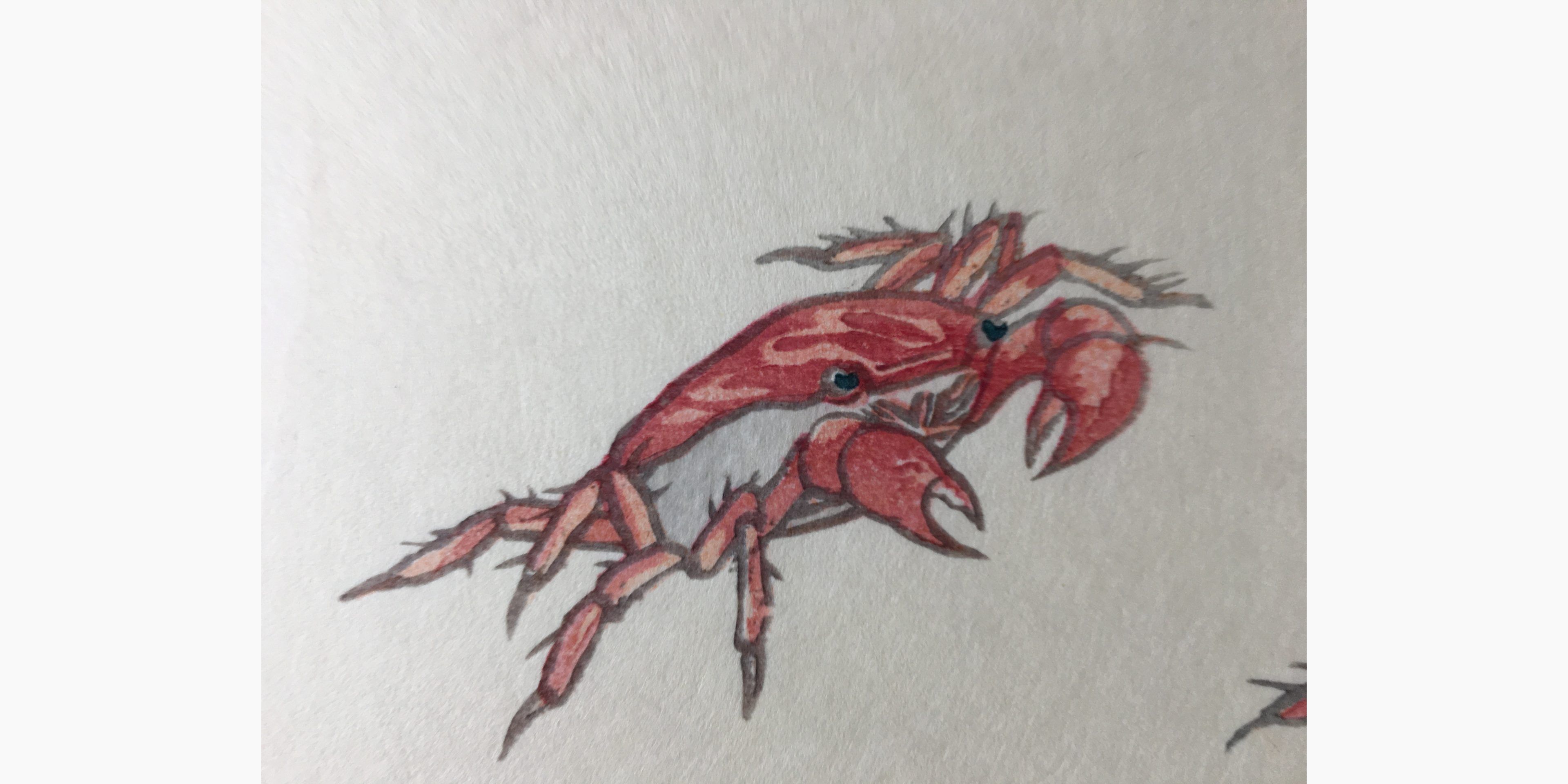 Japanese print - Toshi Yoshida - Crabs