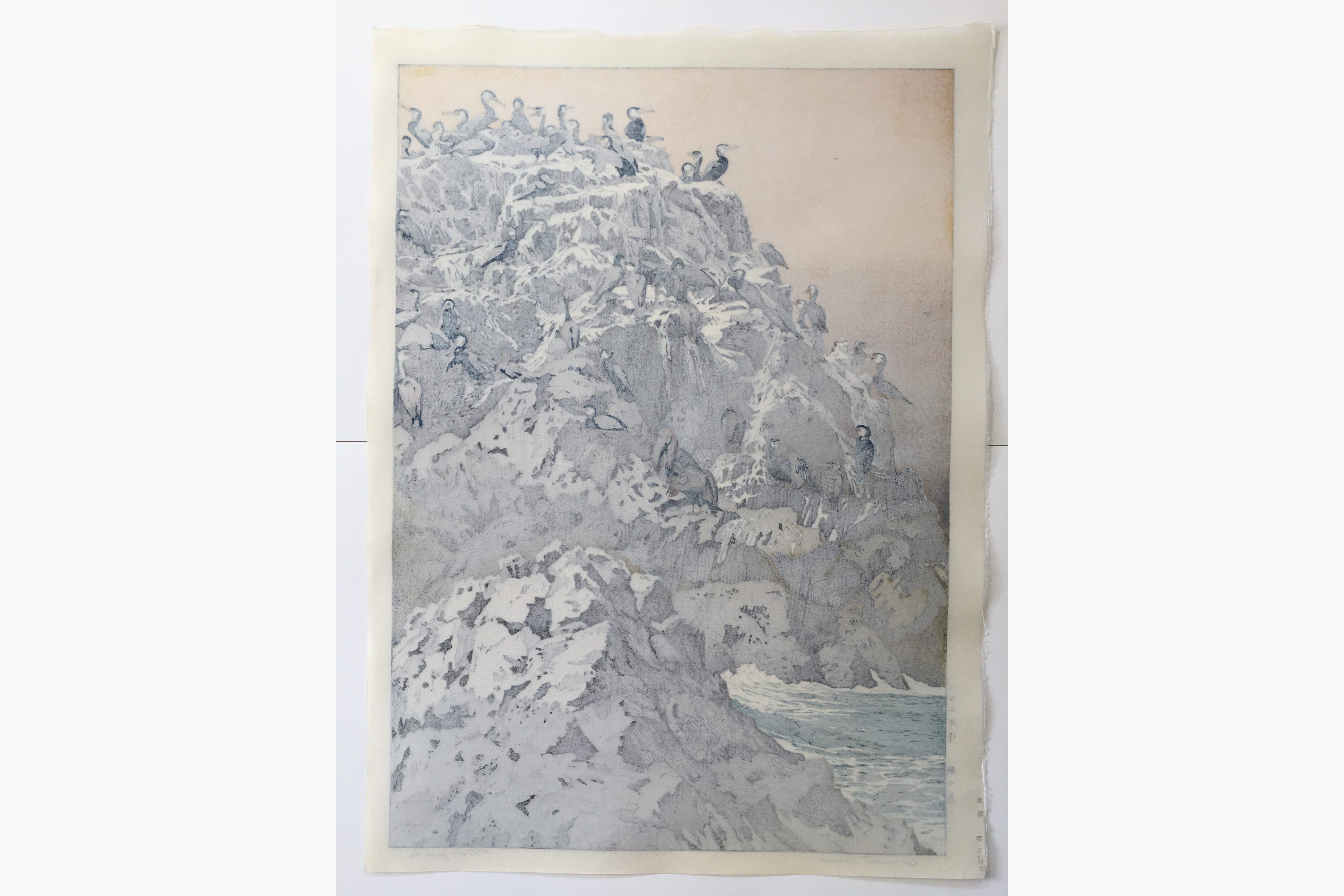Japanese print - Toshi Yoshida - U no shima