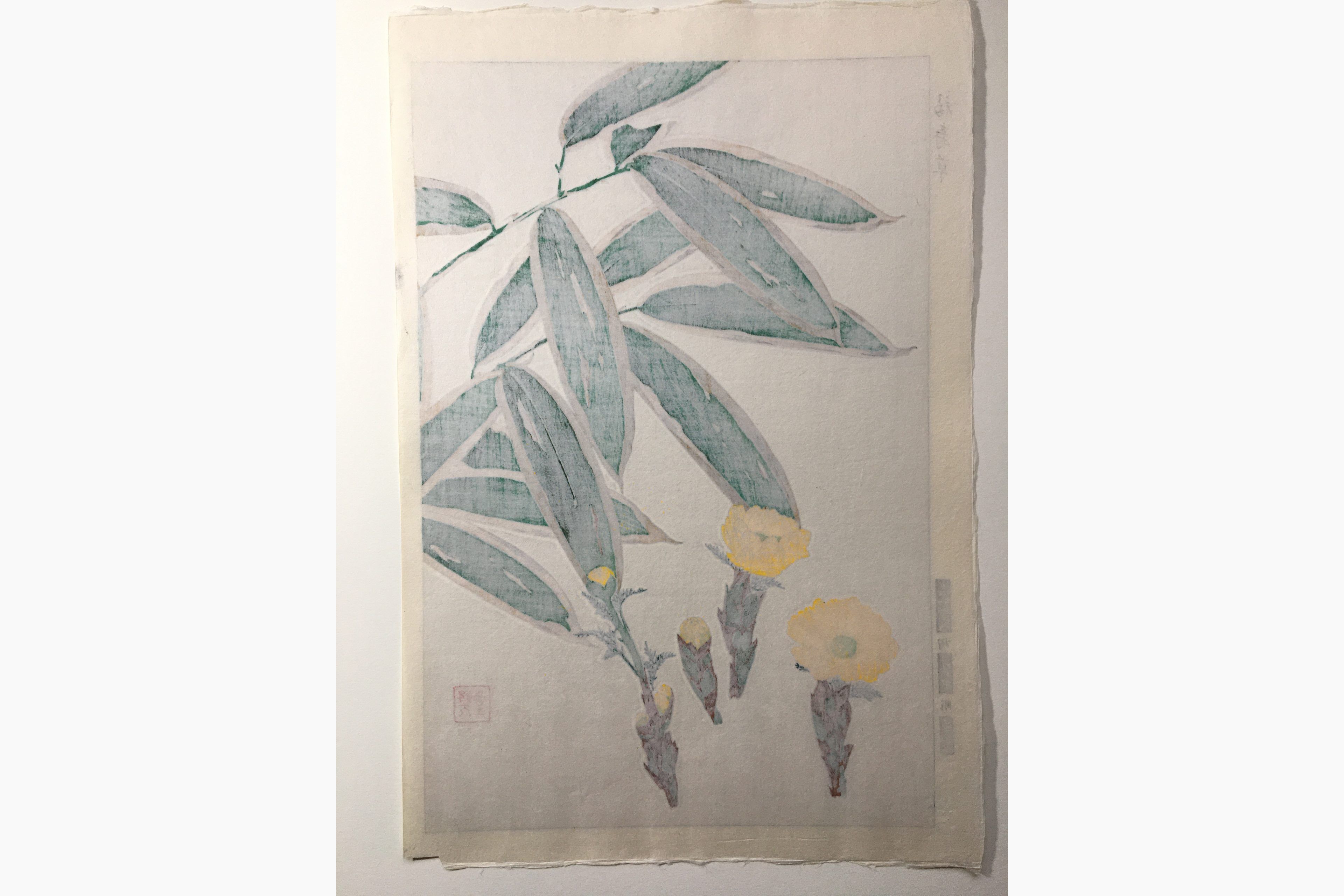 Japanse houtblokdruk - Kawarazaki Shodo - Fukujyuso