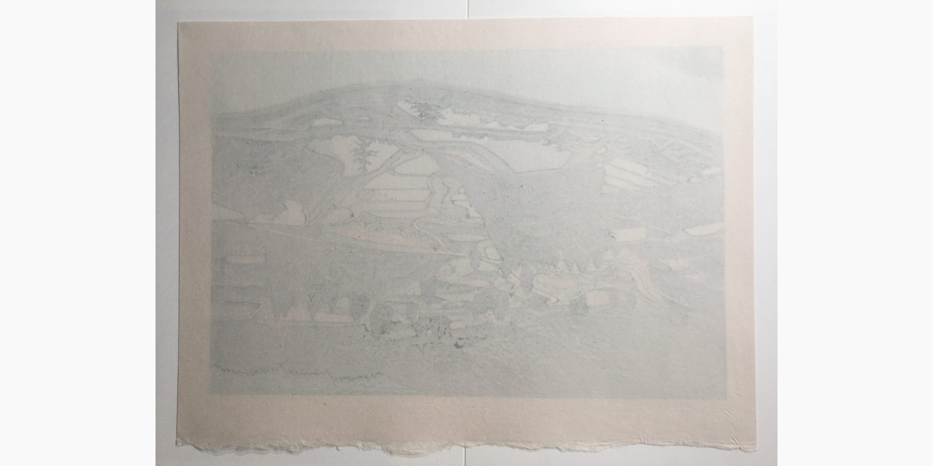 Japanese print - Maeda Koichi - Tokamachi no tanada