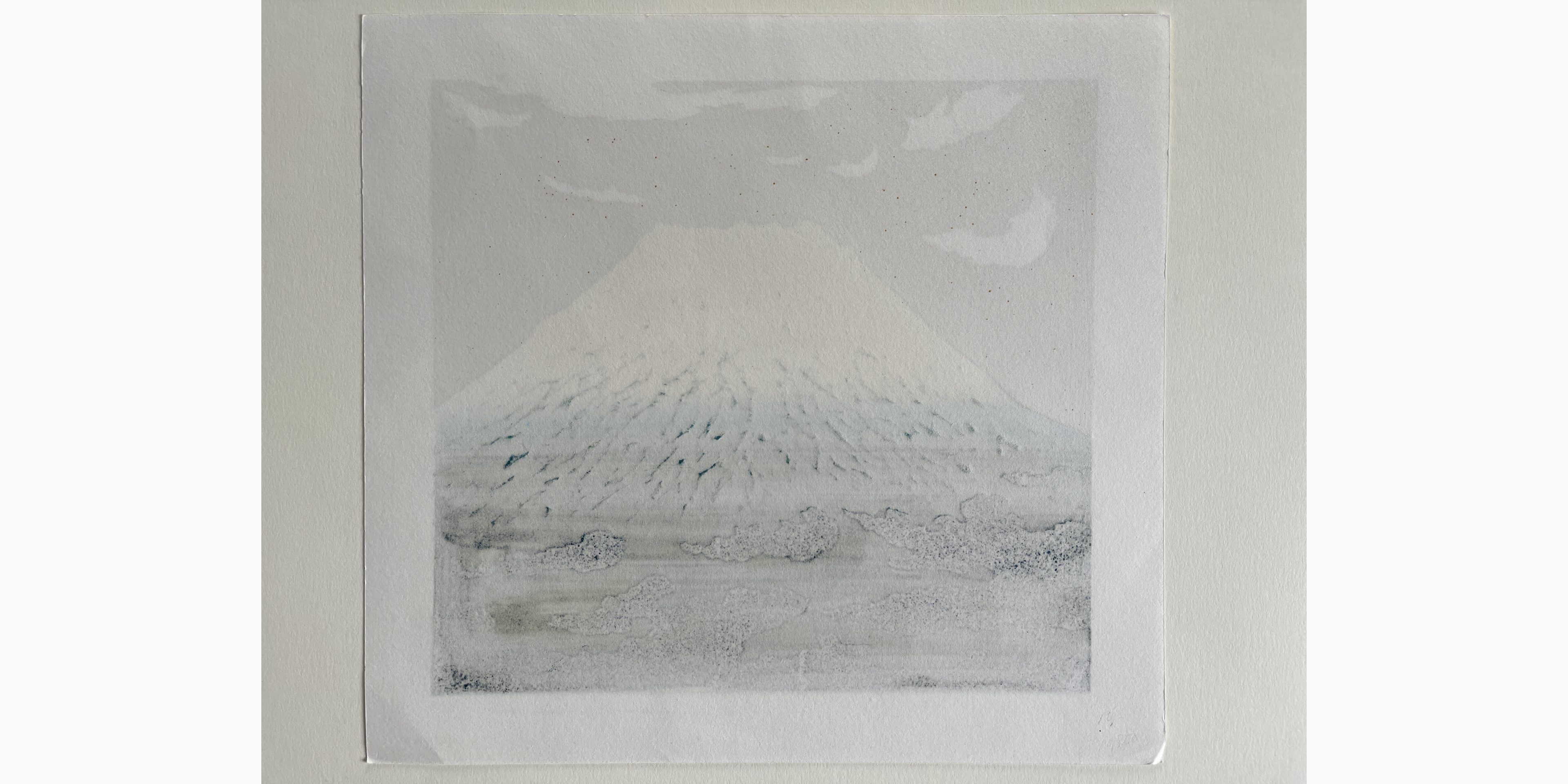 Japanese woodcut - Kunio Kaneko - Fuji 10