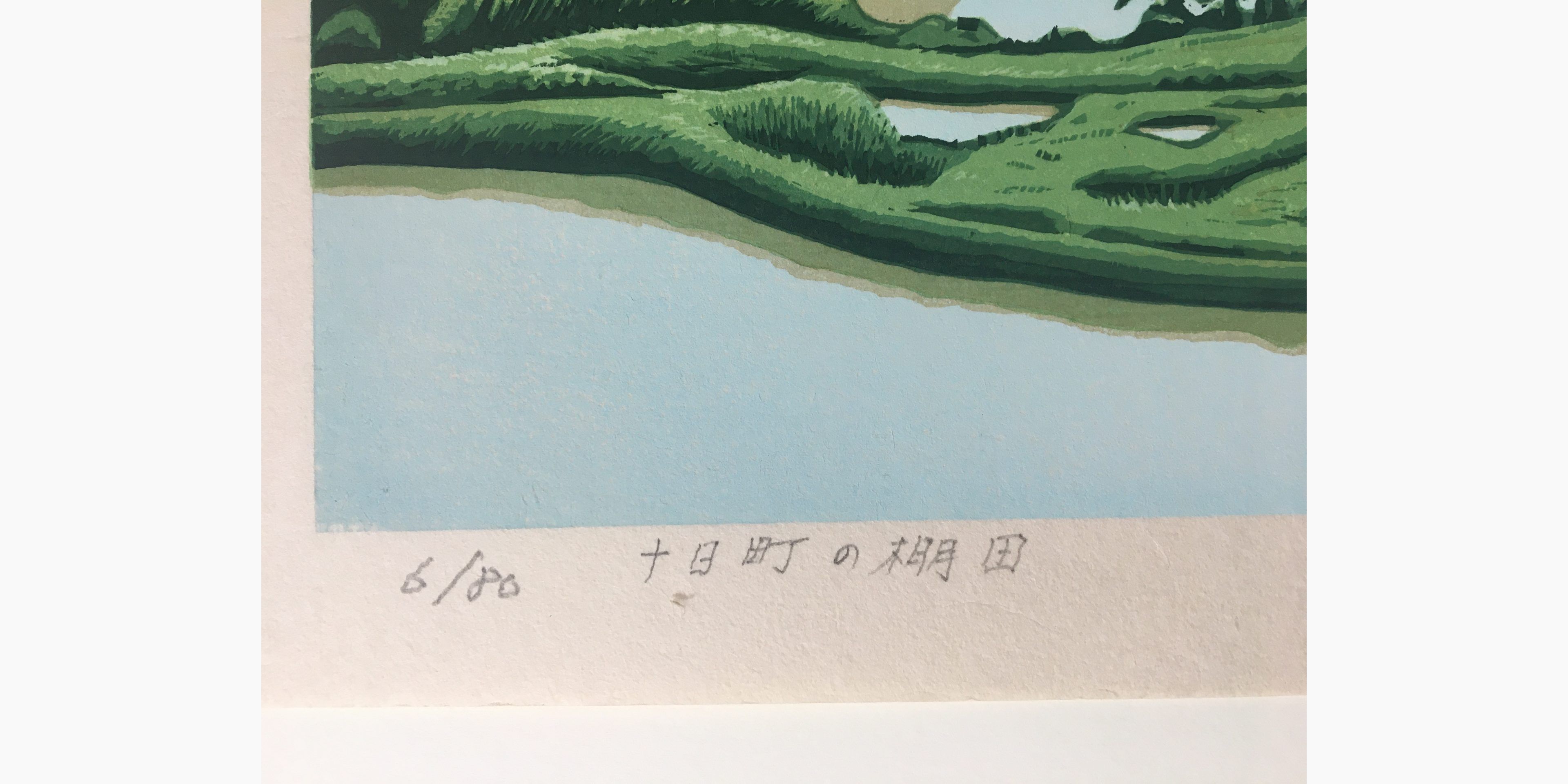 Original Japanese woodblock print - Maeda Koichi - Tokamachi no tanada