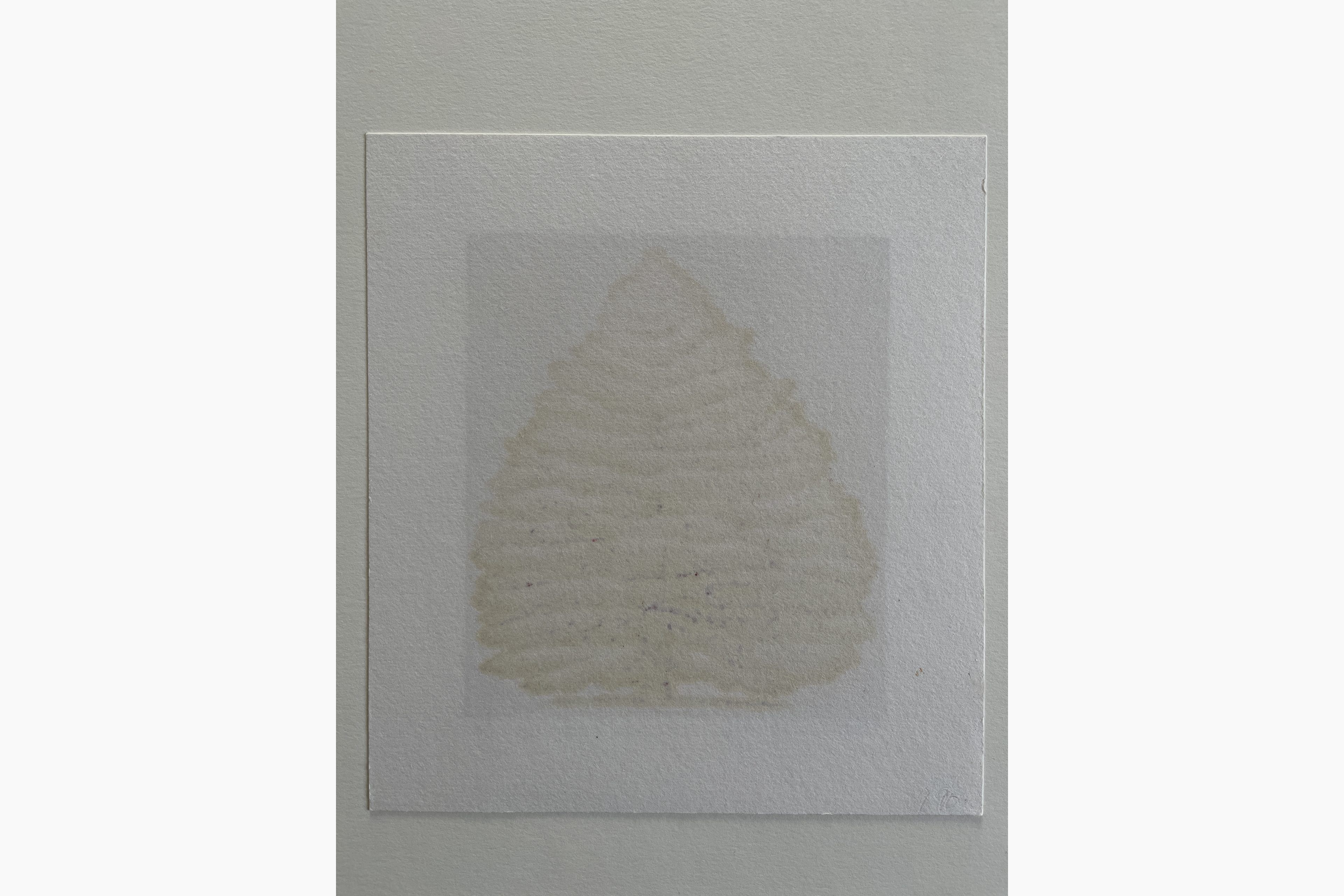 Japanese woodcut - Hajime Namiki - Tree scene 152A