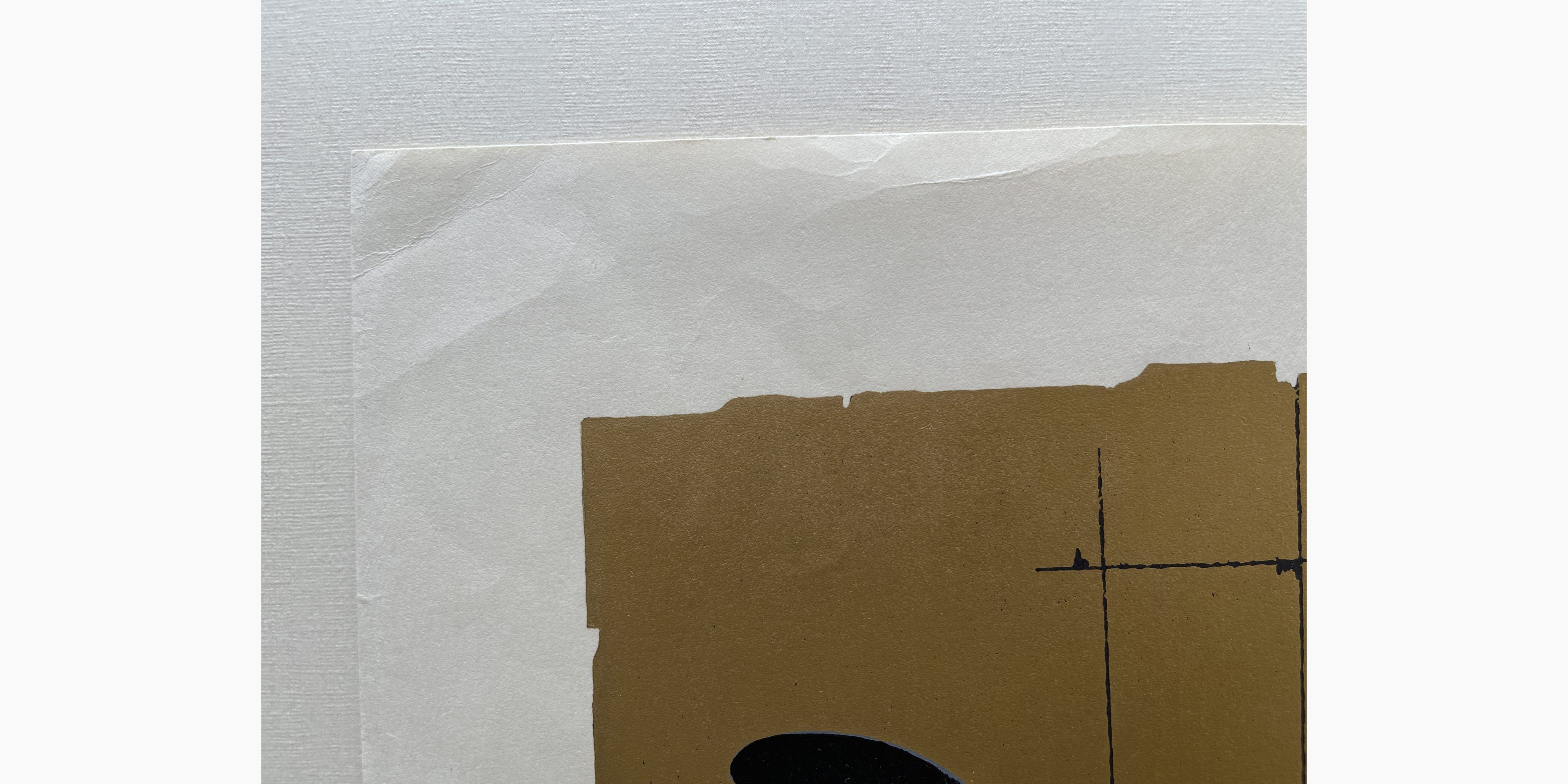 Woodblock print - Nishida Tadashige - Missing 2 - Black Cat