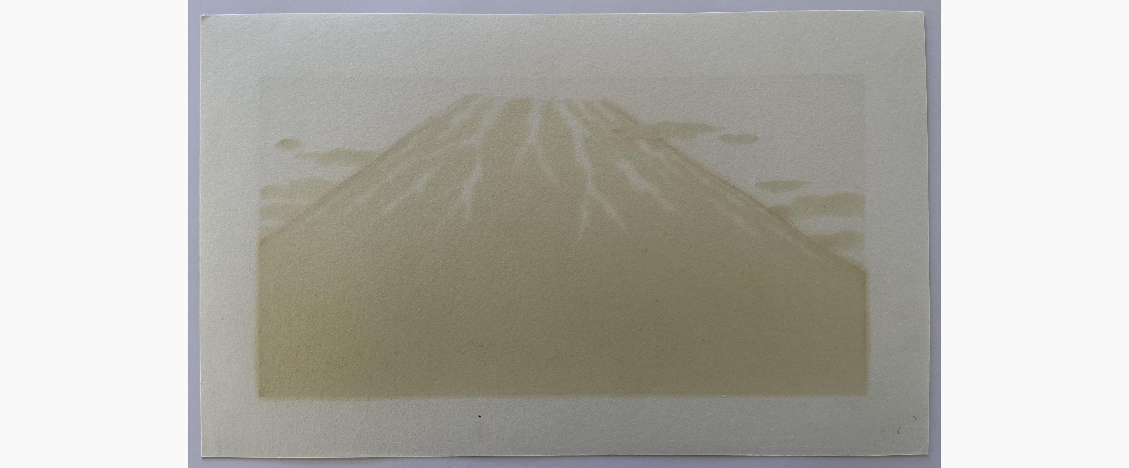 Original woodblock print - Hajime Namiki - Fuji 11