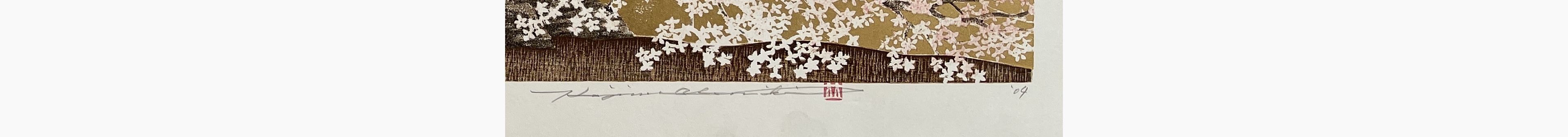 Japanese print - Hajime Namiki - Daigo Sakura