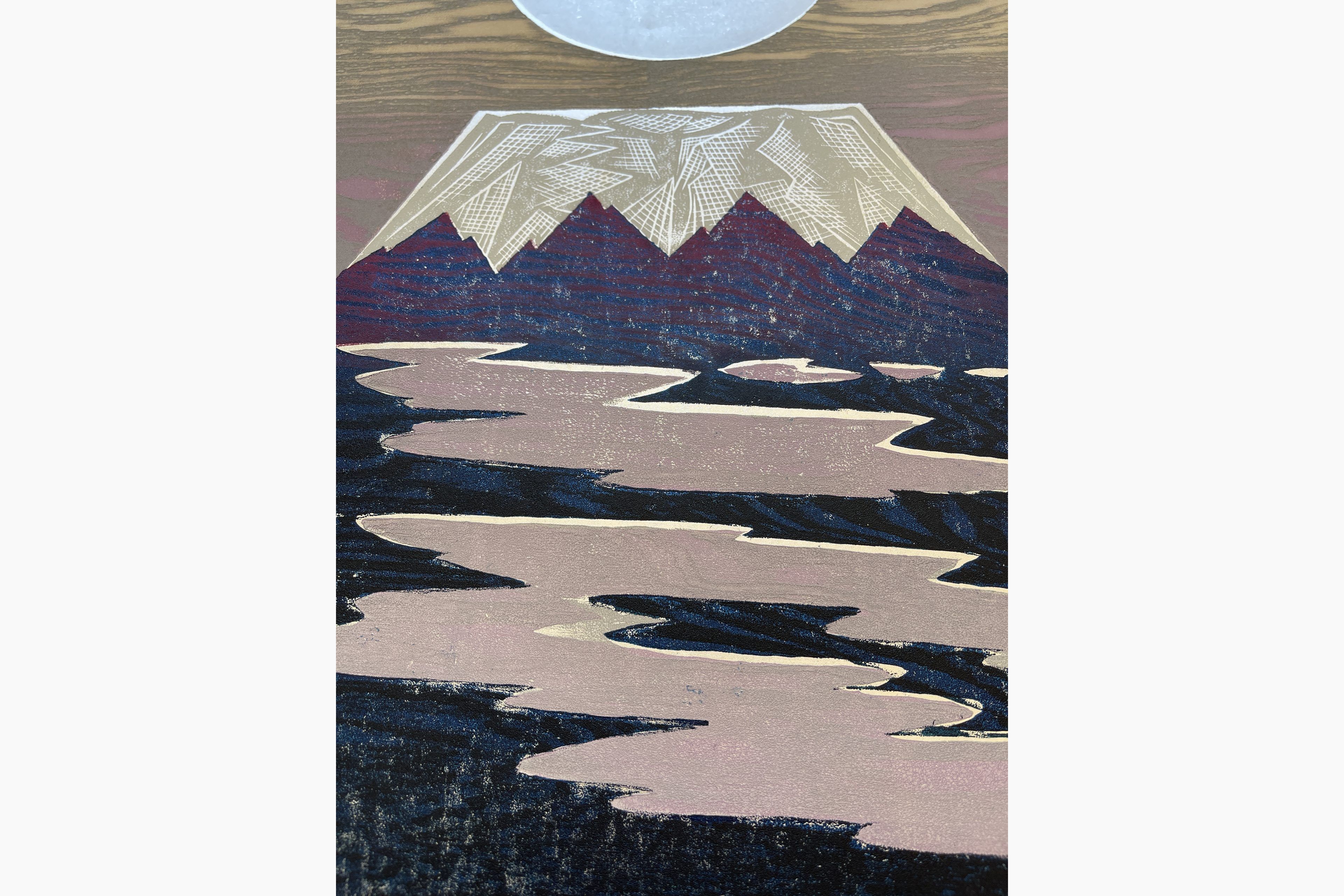 Japanese print - Nishida Tadashige - Sunshine