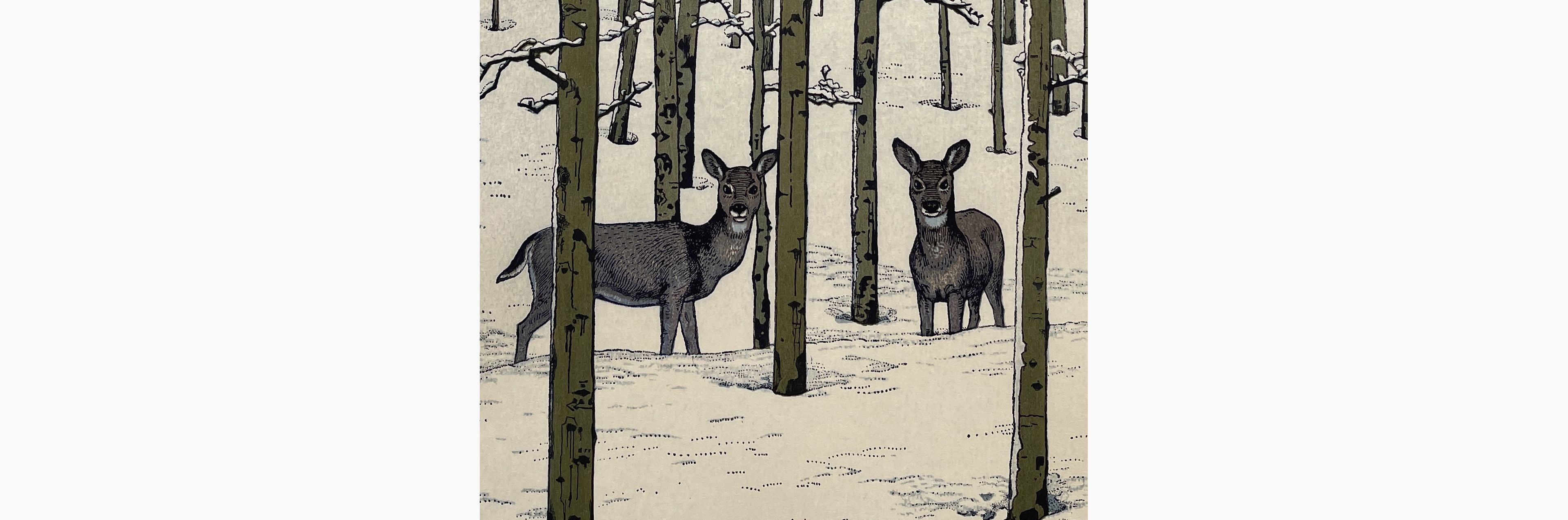 Japanese print - Toshi Yoshida - Aspen