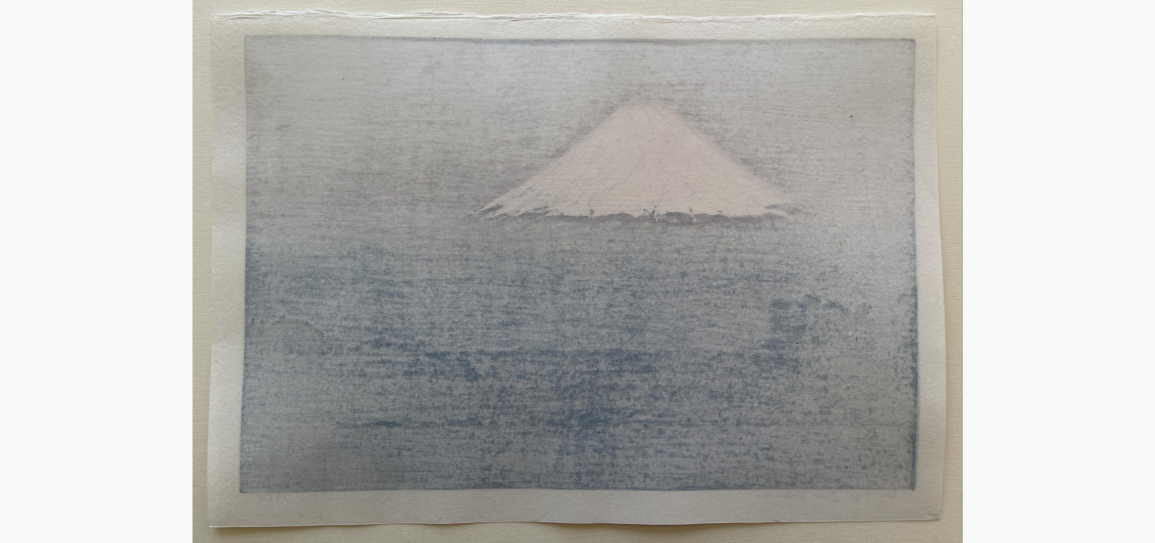 Japanese woodcut - Toshi Yoshida - Mt.Fuji from Gotenba
