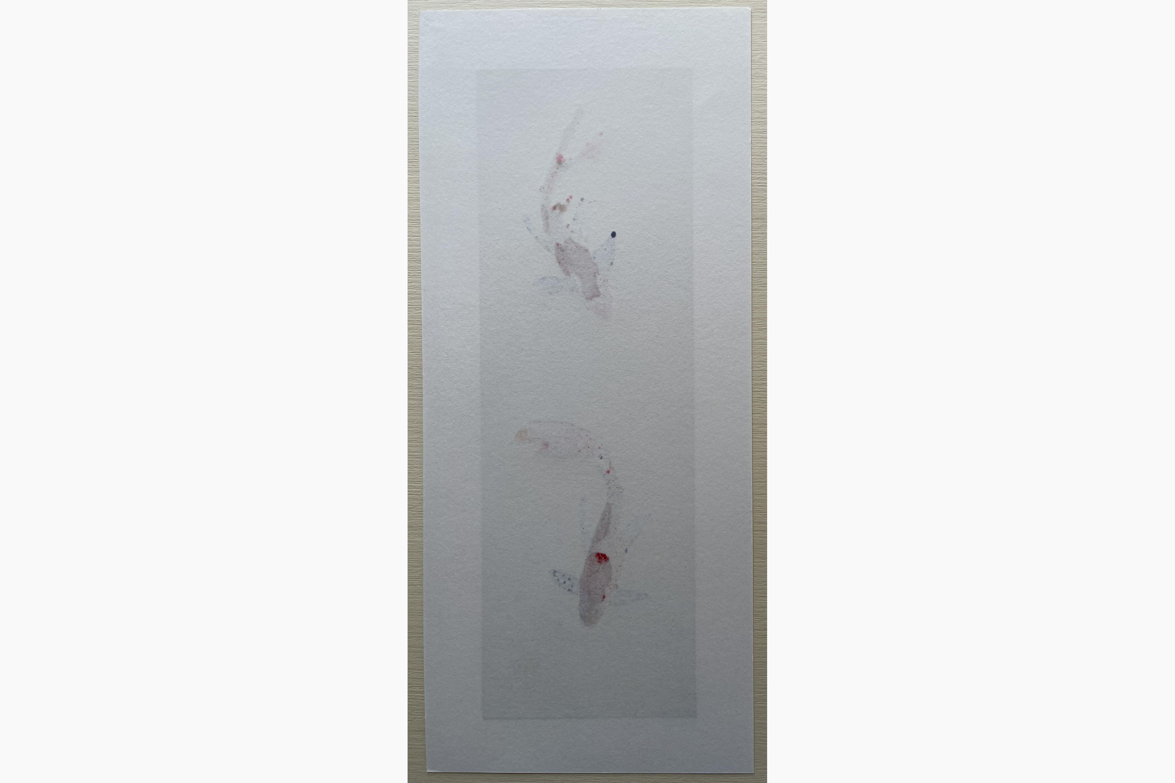 Original woodblock print - Kunio Kaneko - December Comets