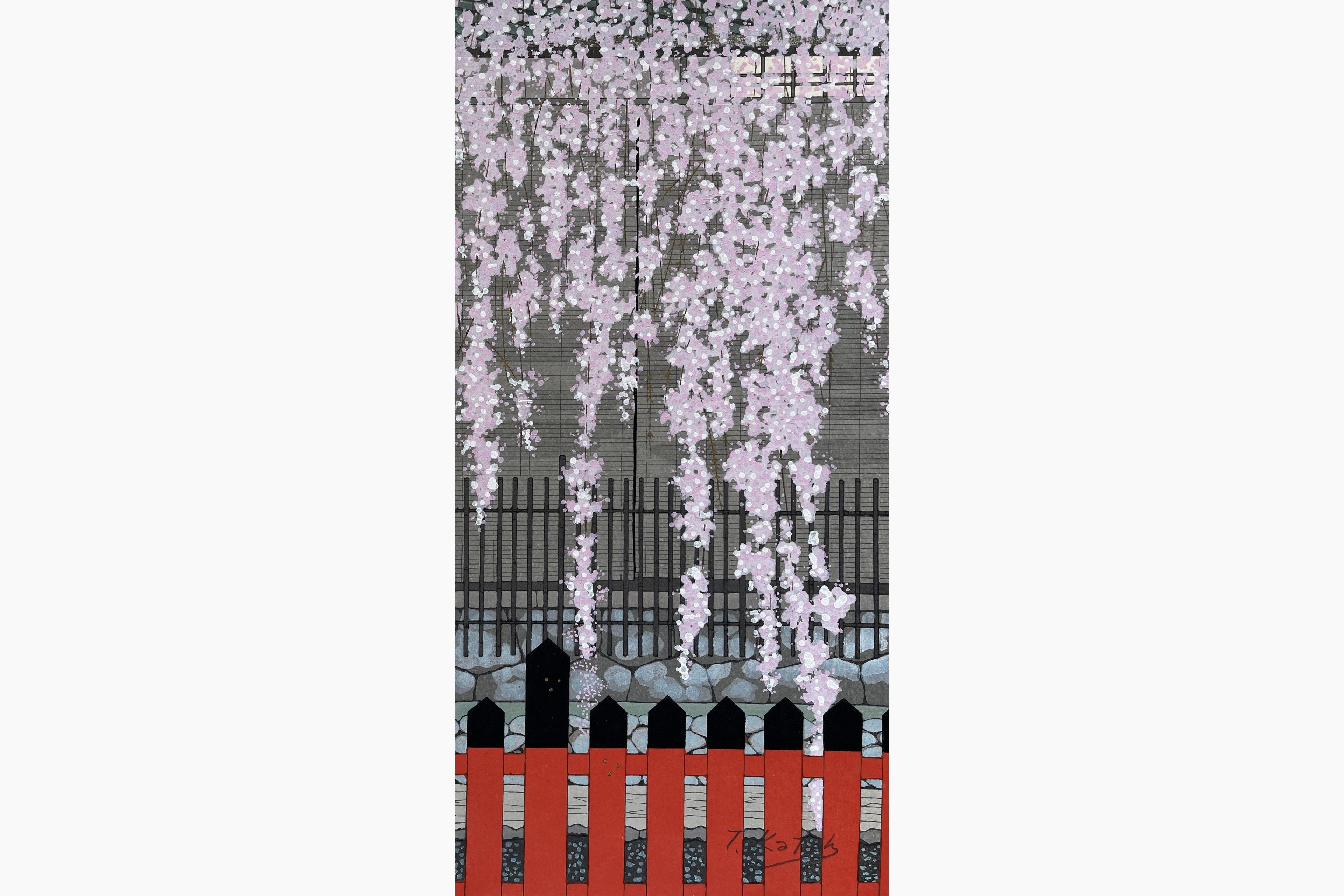Original woodblock print - Teruhide Kato - Sakura Symphony
