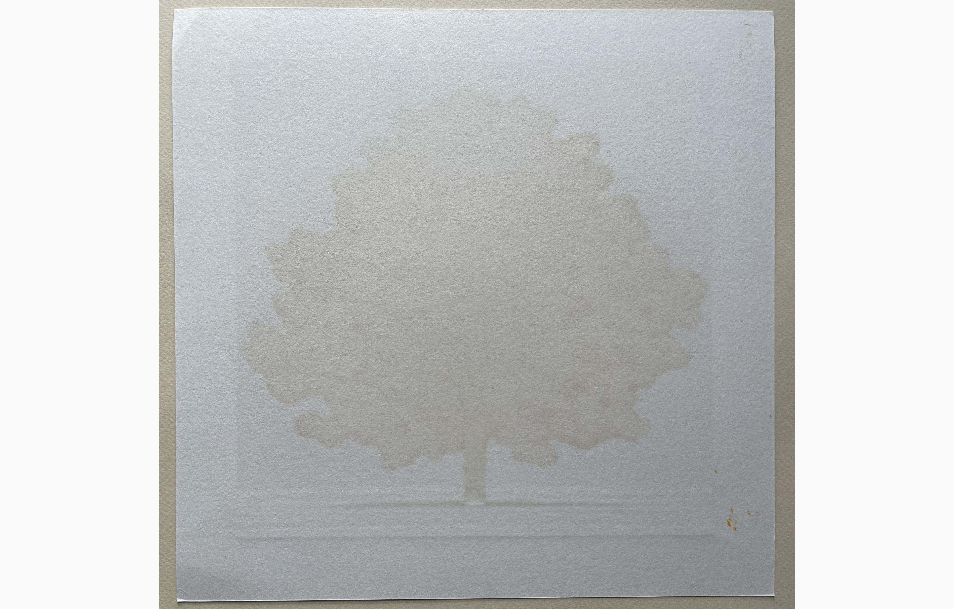 Woodblock print - Hajime Namiki - Tree scene 131