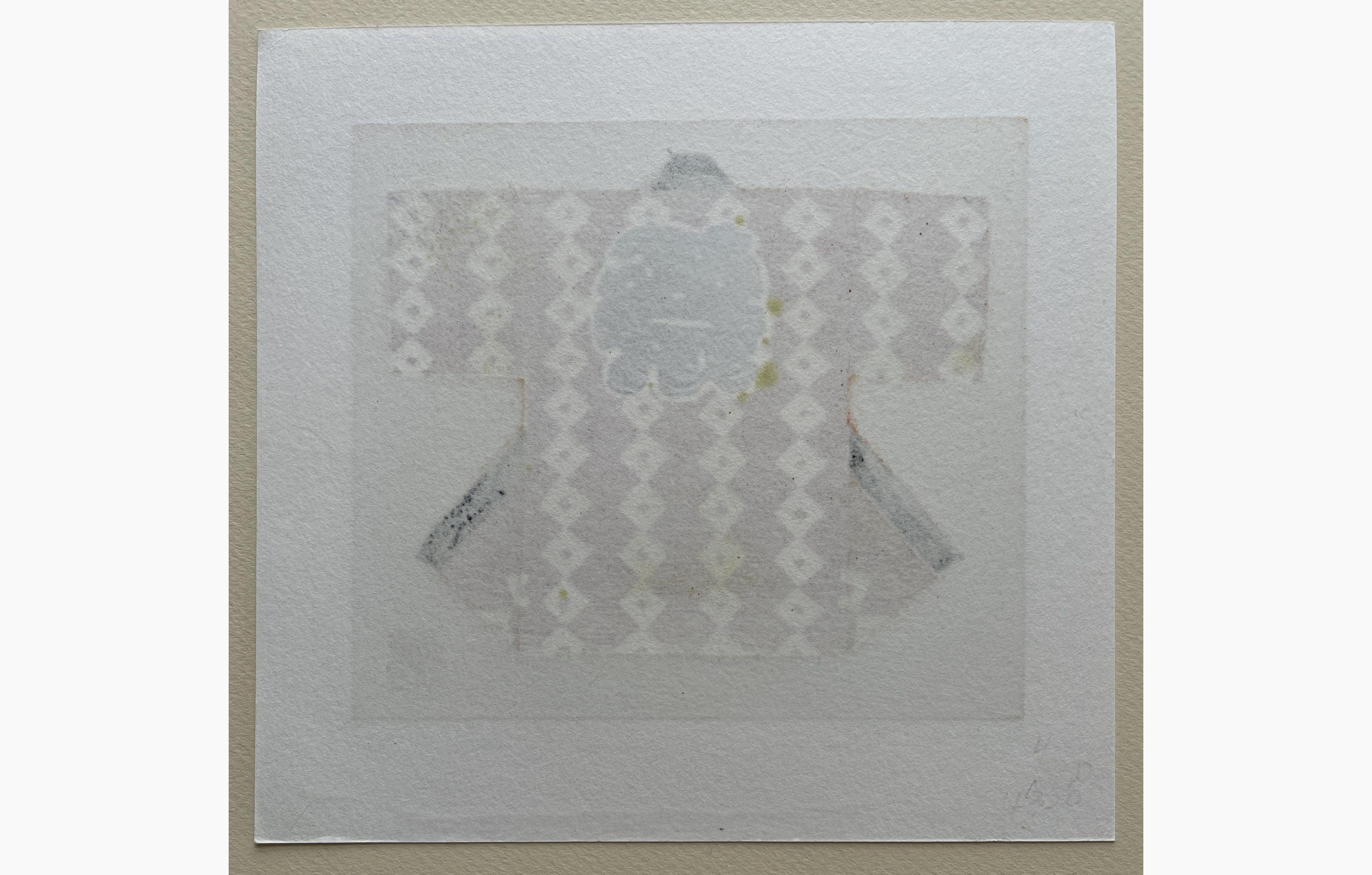 Woodblock print - Kunio Kaneko - Happy Girl
