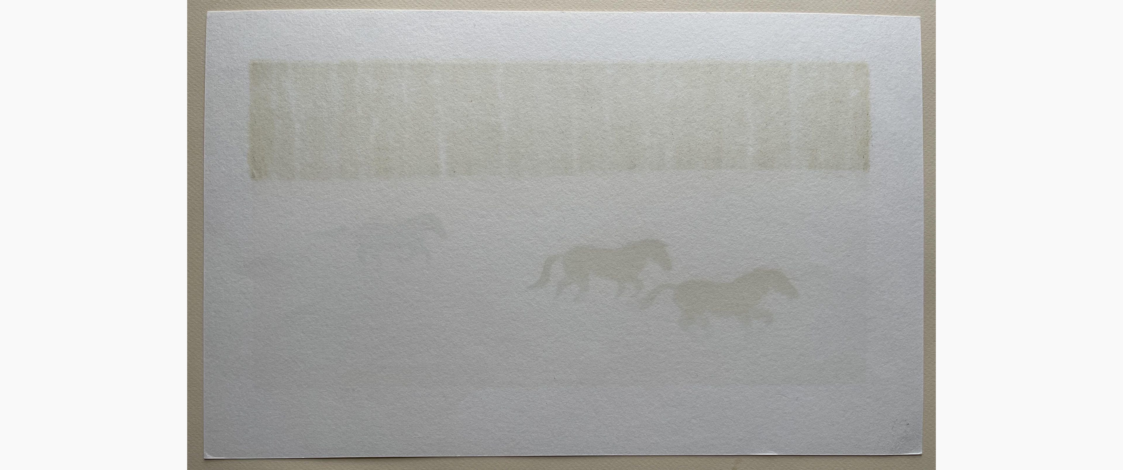 Japanese print - Hajime Namiki - Run