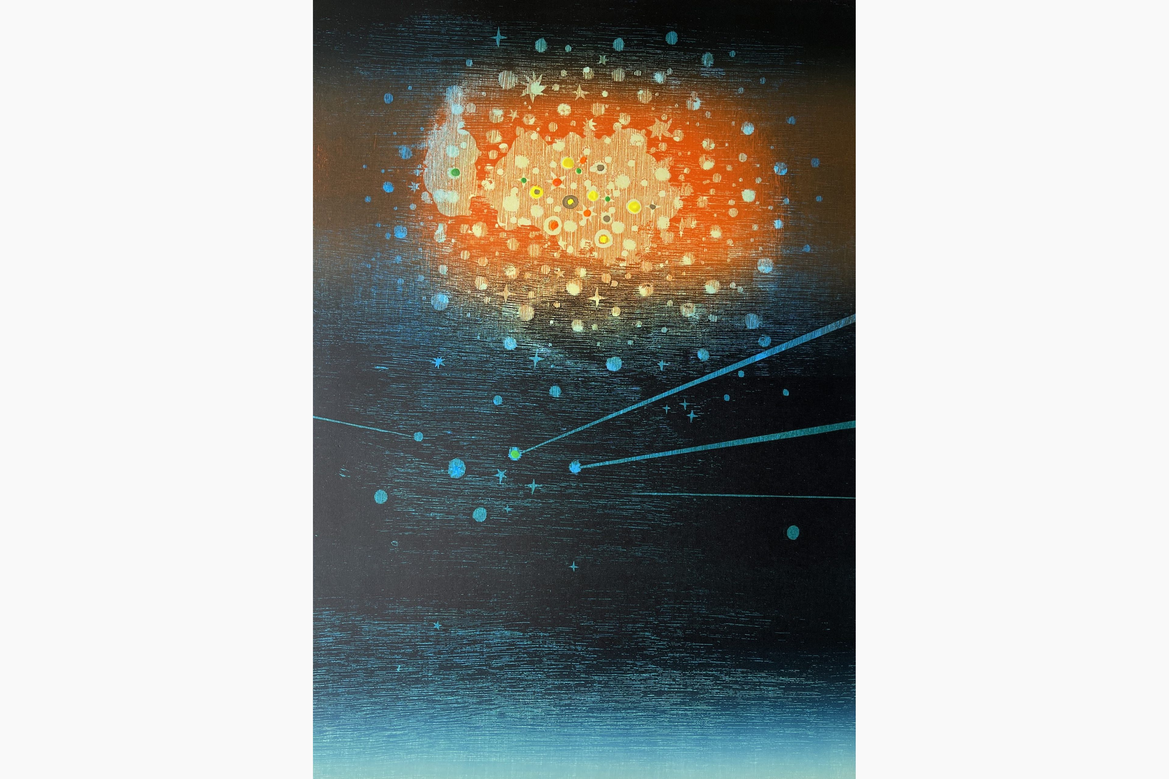 Original woodblock print - Fukita Fumiaki - Spring