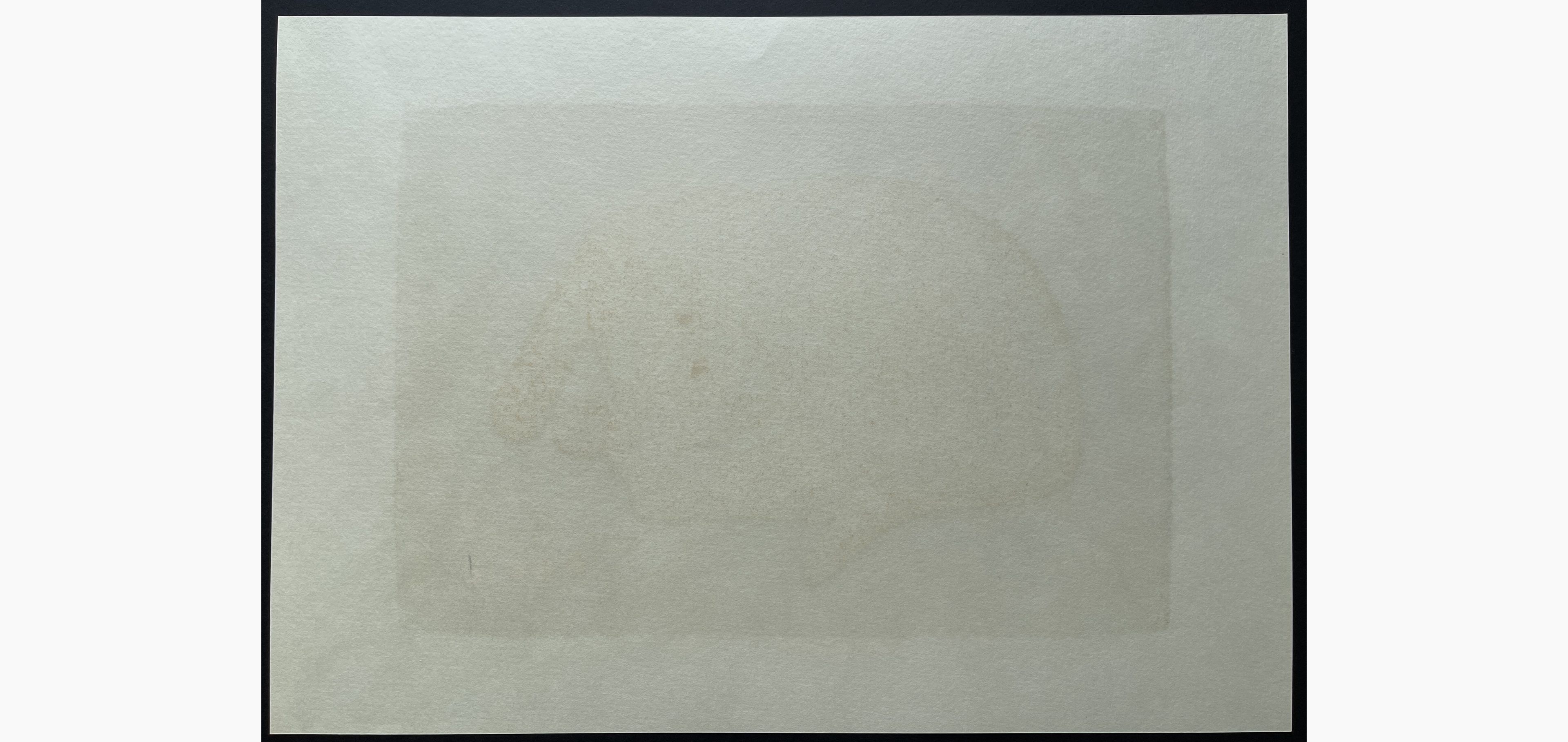 Woodblock print - Nishida Tadashige - Waking Up 5 - Black Cat