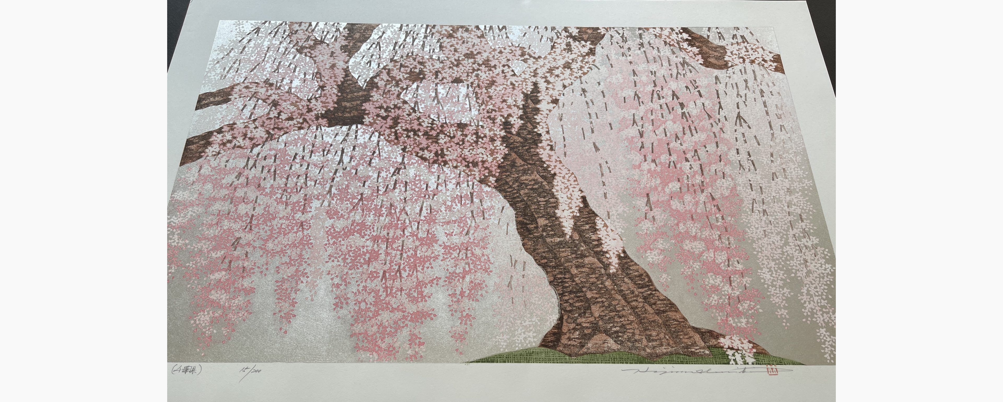 Japanese print - Hajime Namiki - Fushihime Sakura