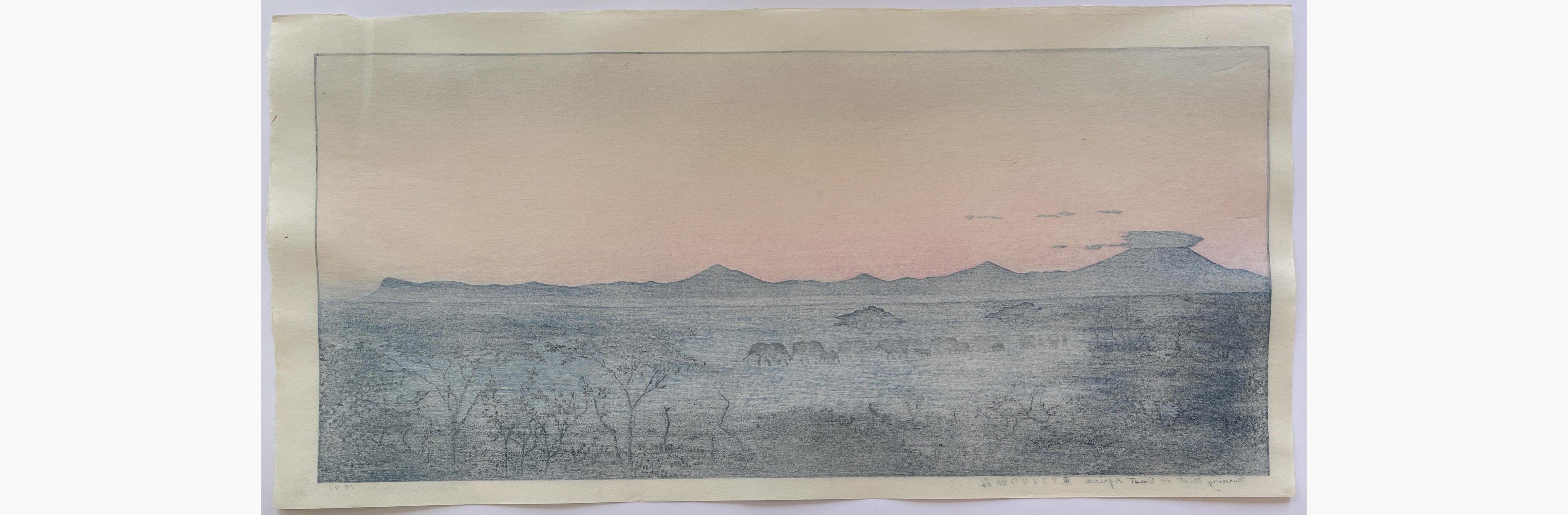 Morning Mist in East Africa (Limited Edition) - Toshi