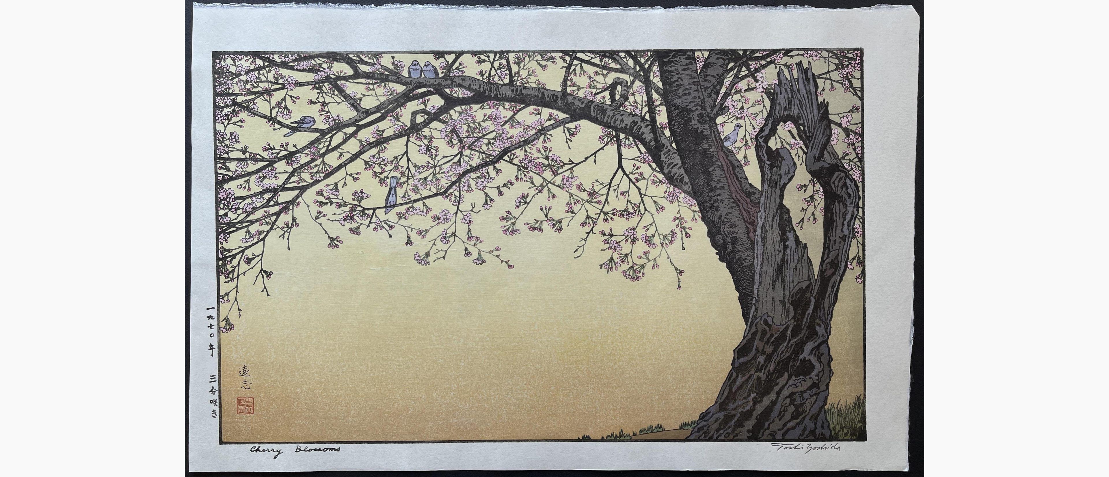 【年間ランキング6年連続受賞】 Yoshida Toshi - Blossoms Cherry - Prints Japanese ネイルチップ・付け爪