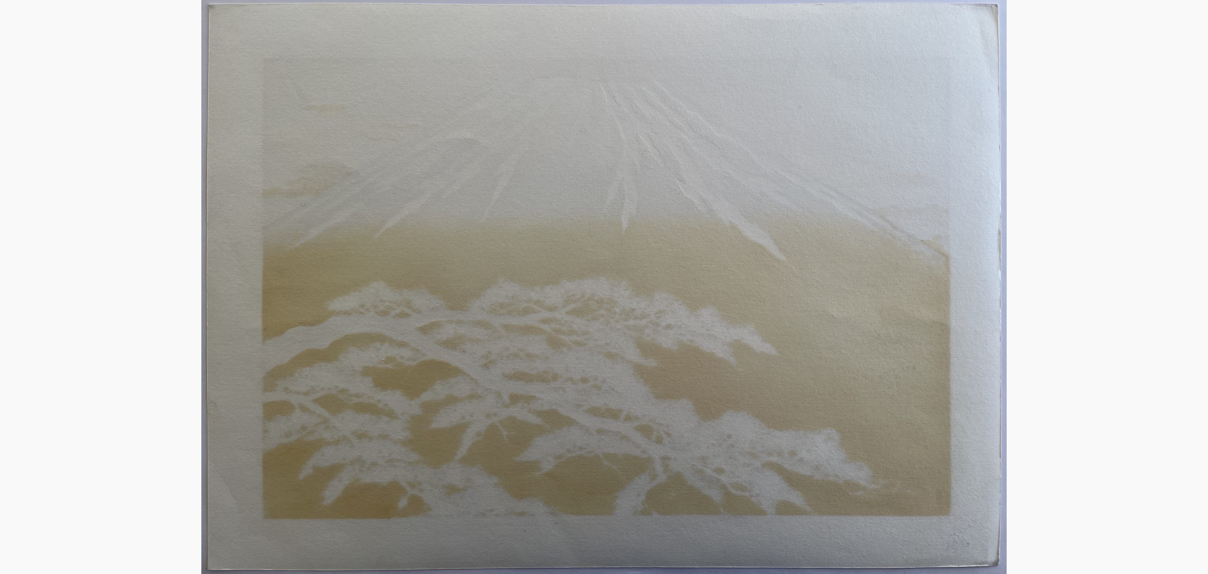 Japanese print - Hajime Namiki - Fuji 10