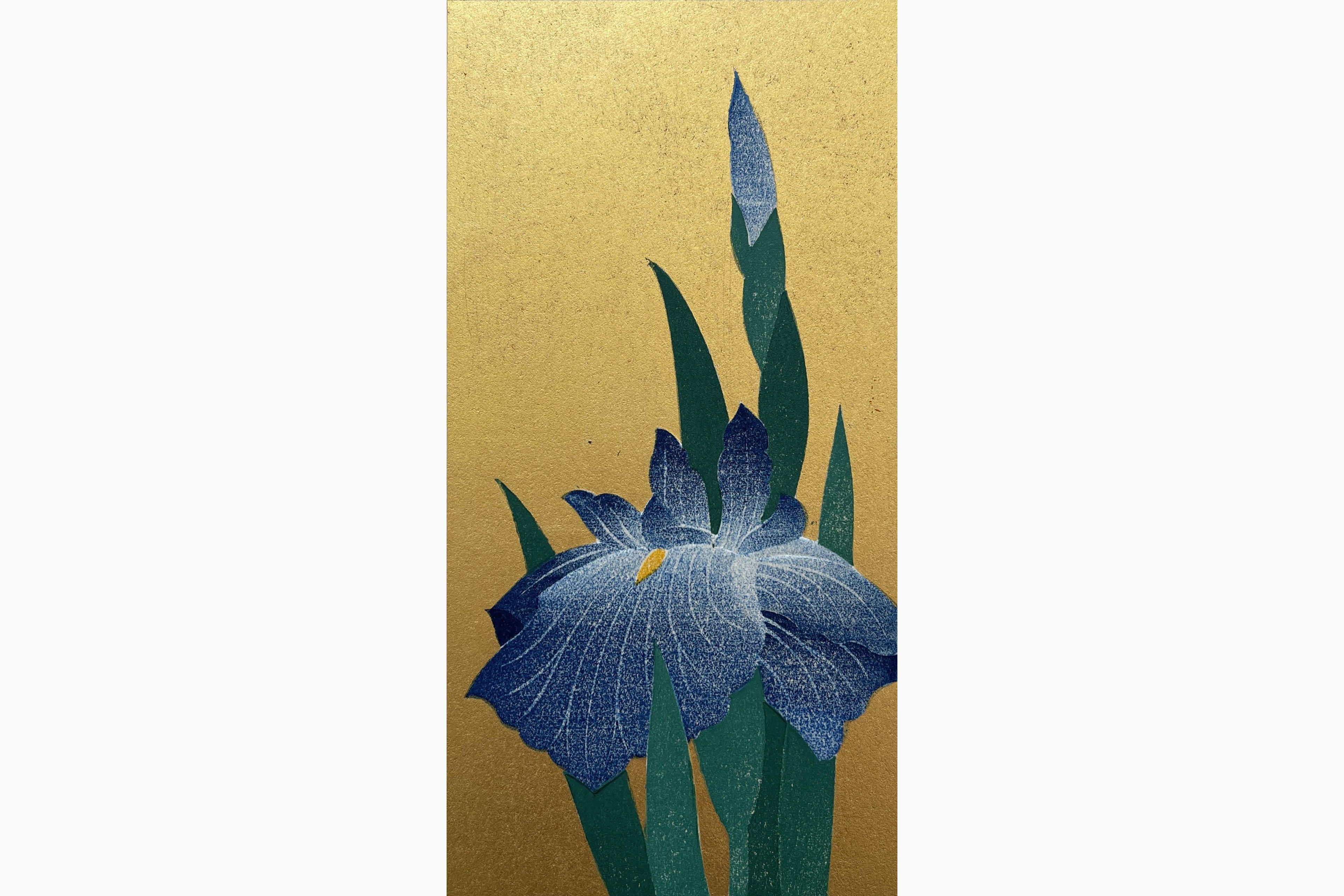 Japanese print - Hajime Namiki - Iris 76
