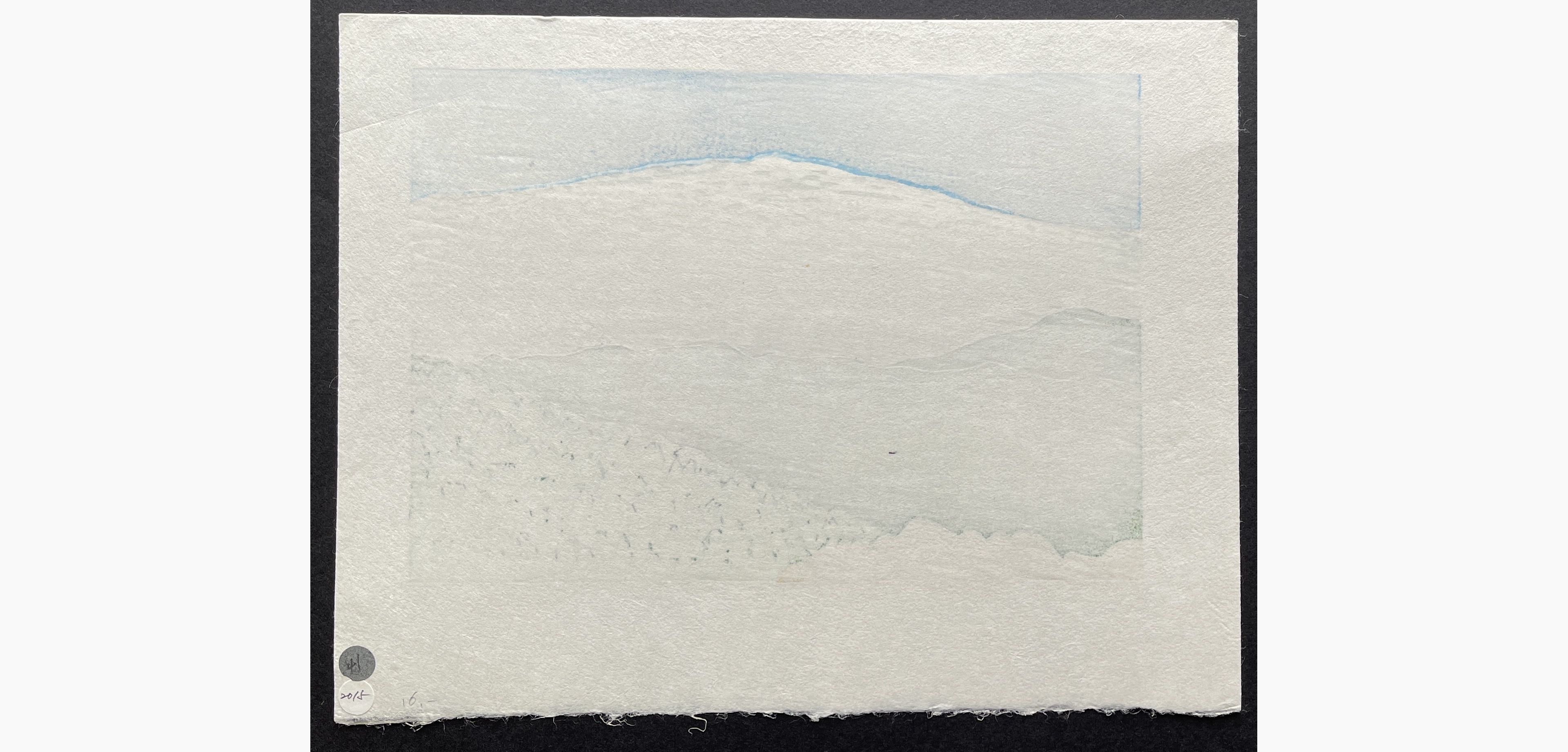 Japanese print - Ito Takumi - Mount Gassan