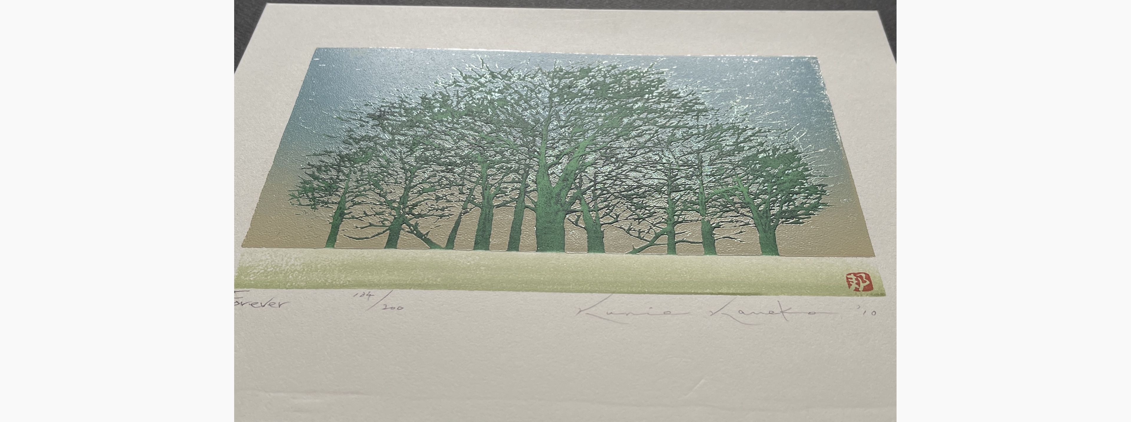 Japanese print - Kunio Kaneko - Forever