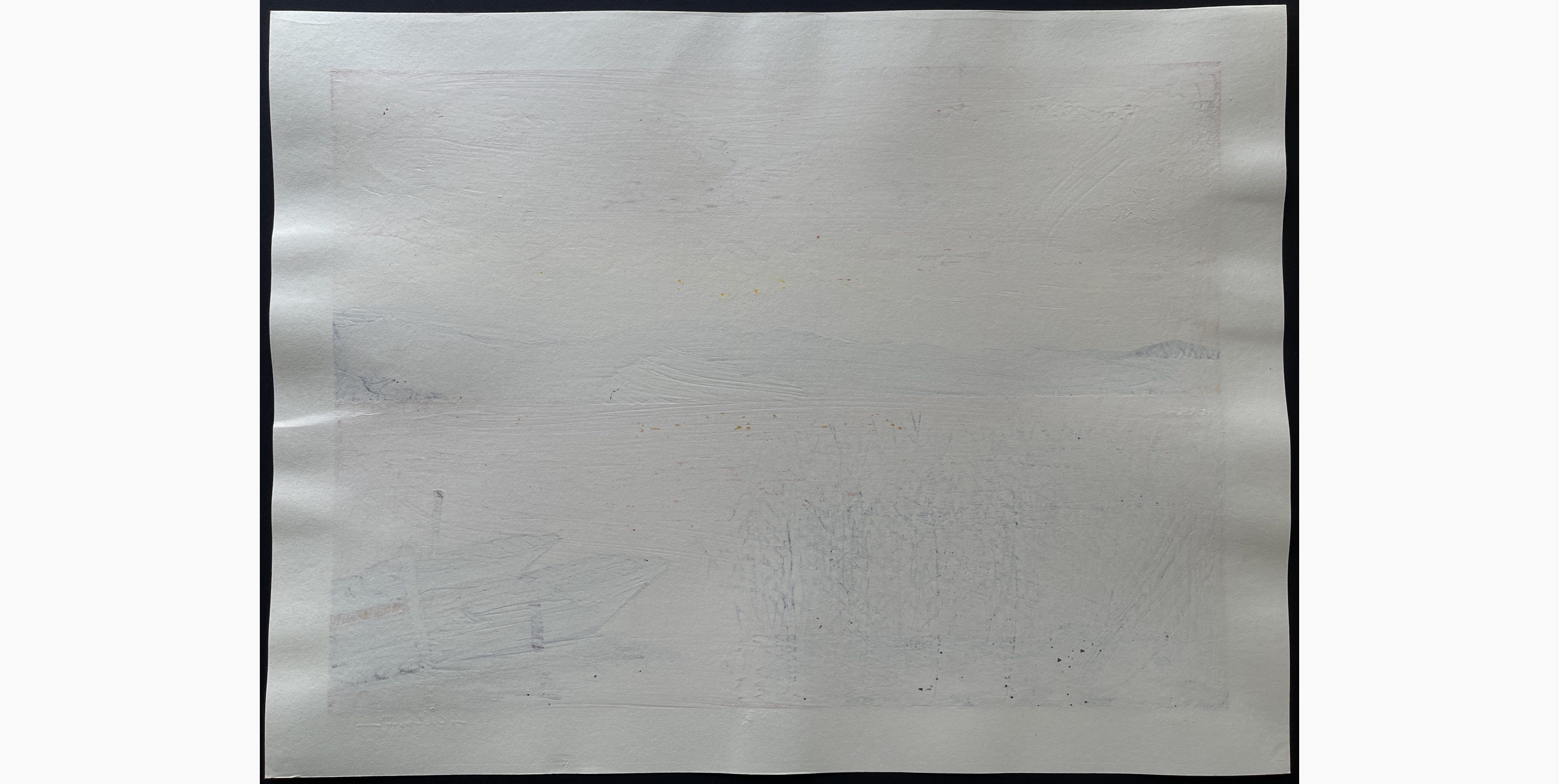 Japanese print - Nishijima Katsuyuki - Evening Clouds