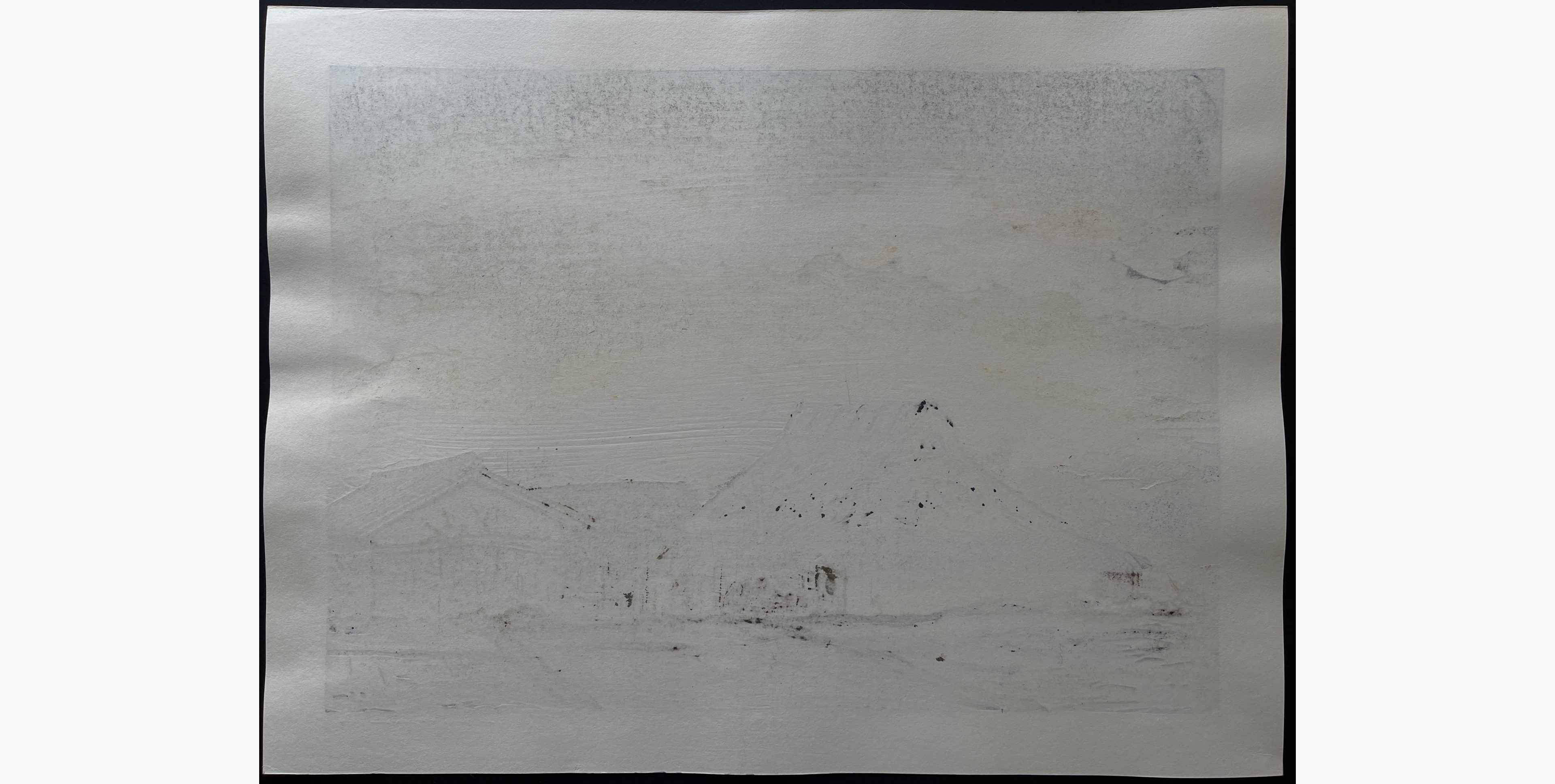 Japanese print - Nishijima Katsuyuki - First Wind