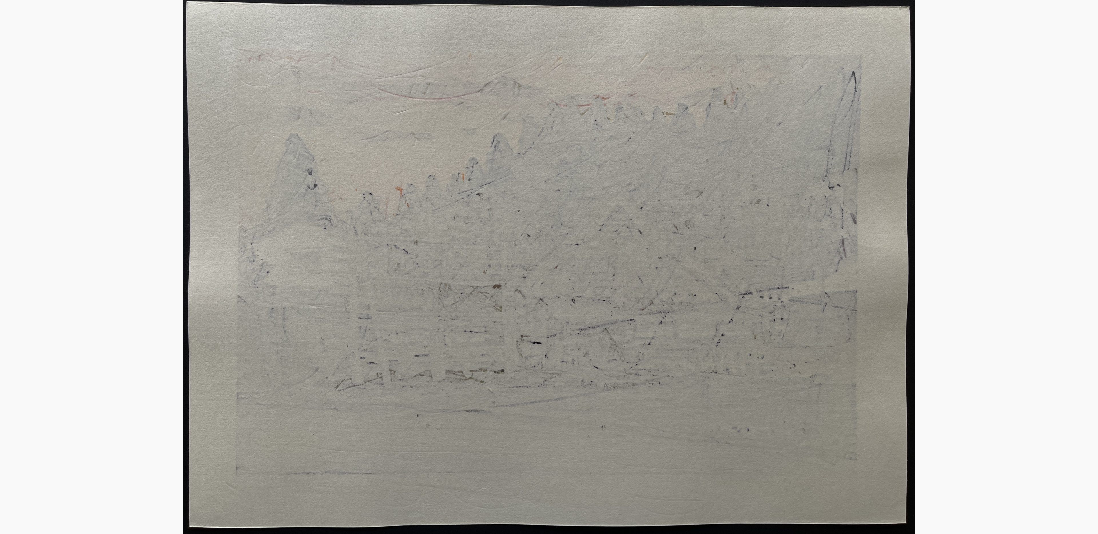 Japanese print - Nishijima Katsuyuki - Fresh Cedar