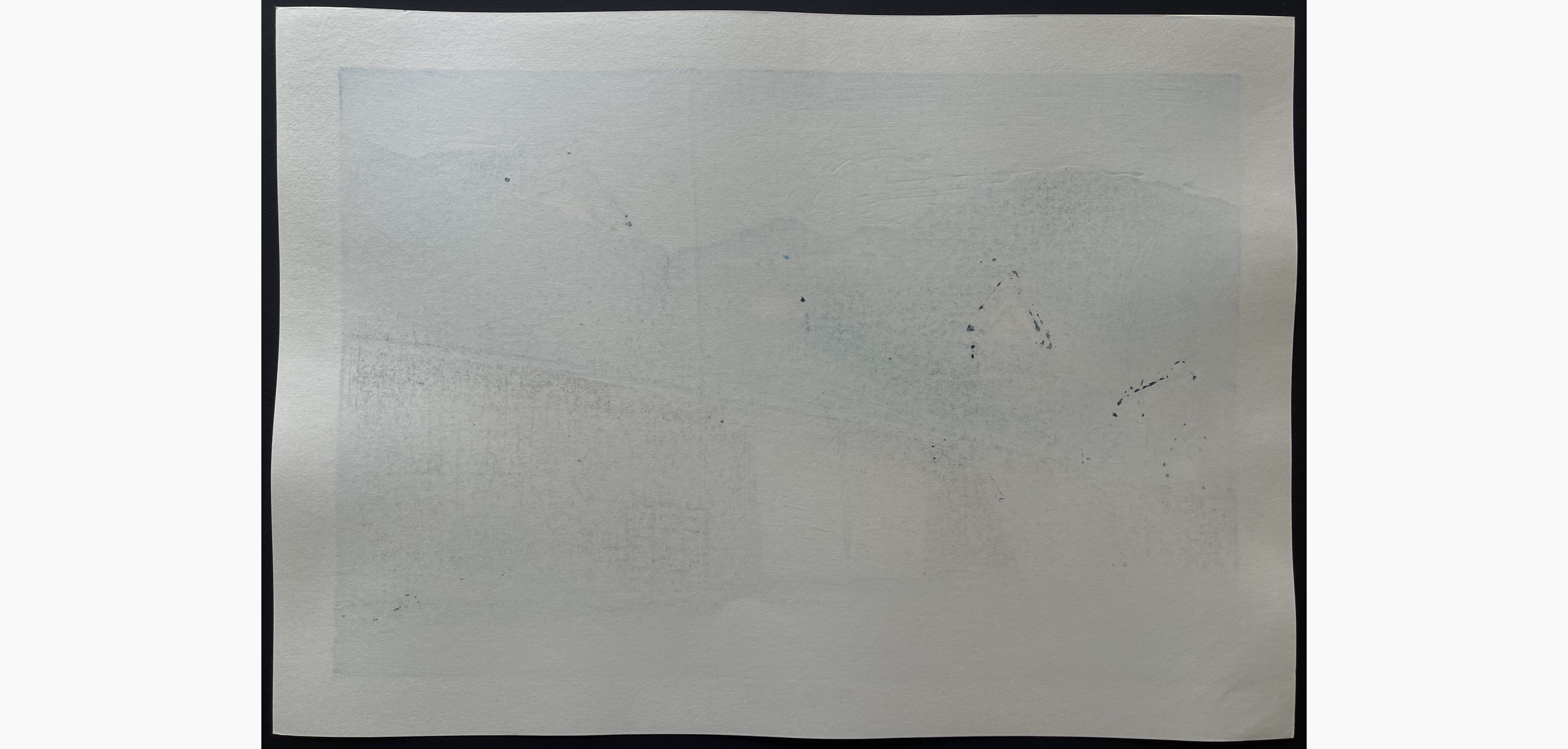 Japanese print - Nishijima Katsuyuki - Kusatsu