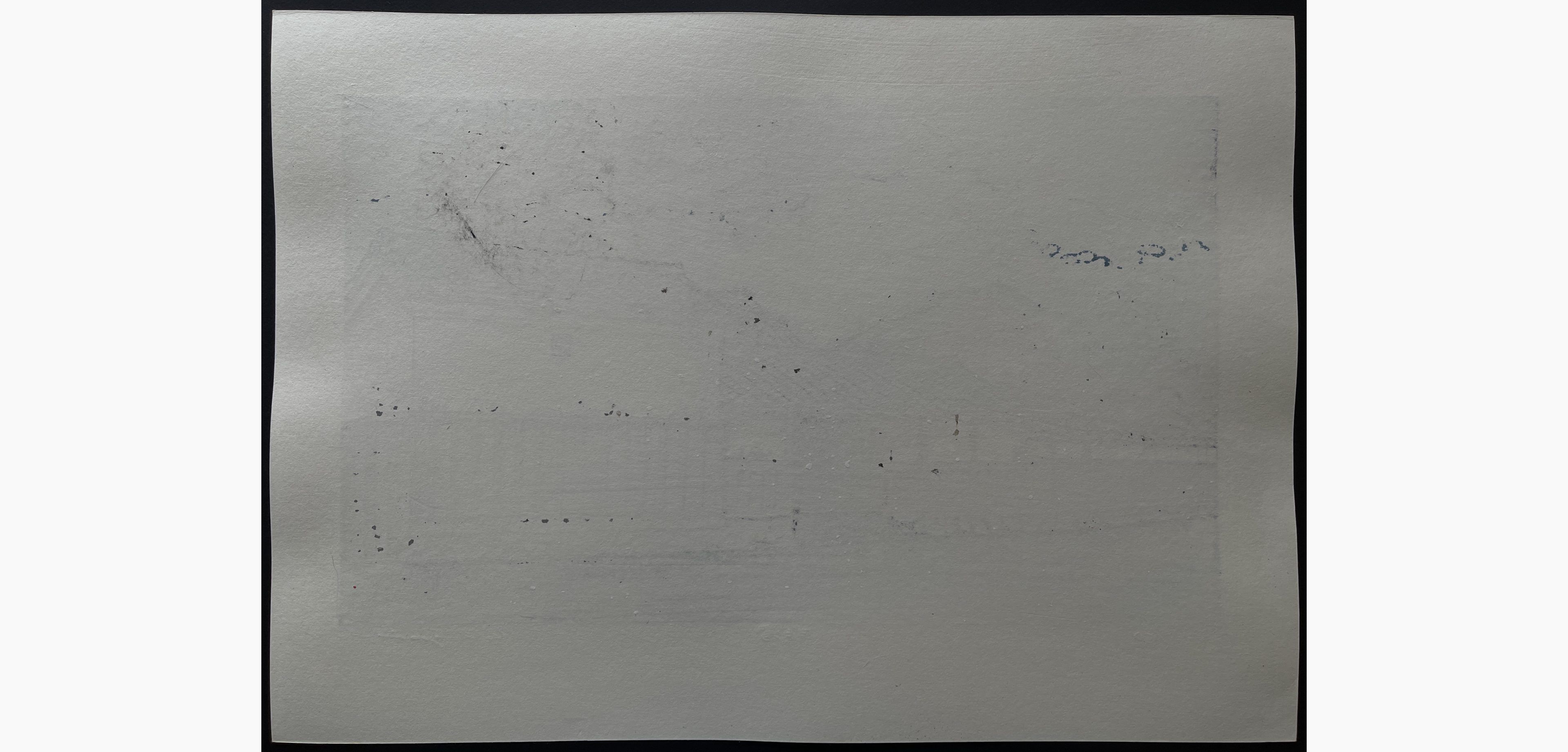Japanese print - Nishijima Katsuyuki - Spotted Snow