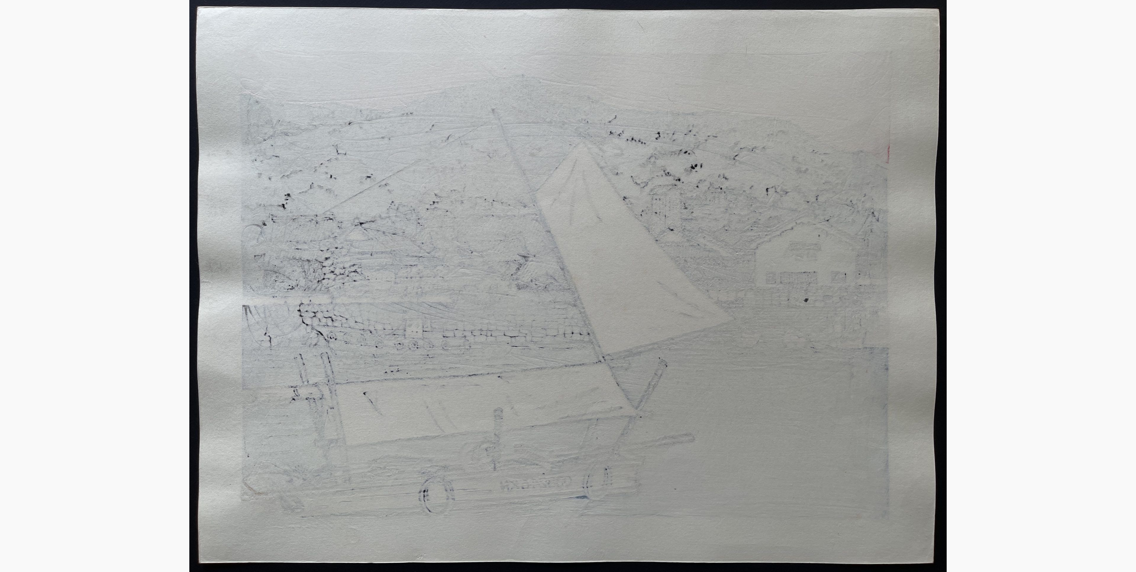 Japanese print - Nishijima Katsuyuki - Tide