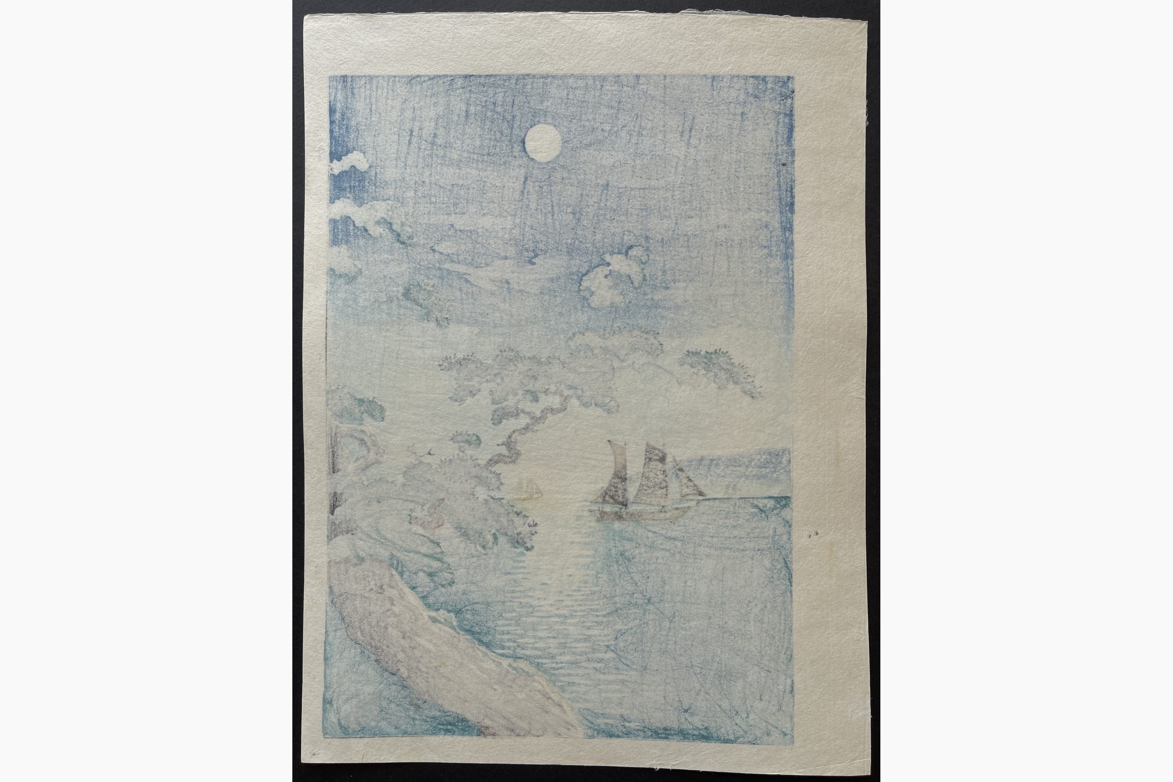 Japanese print - Tsuchiya Koitsu - Maiko Sea Shore