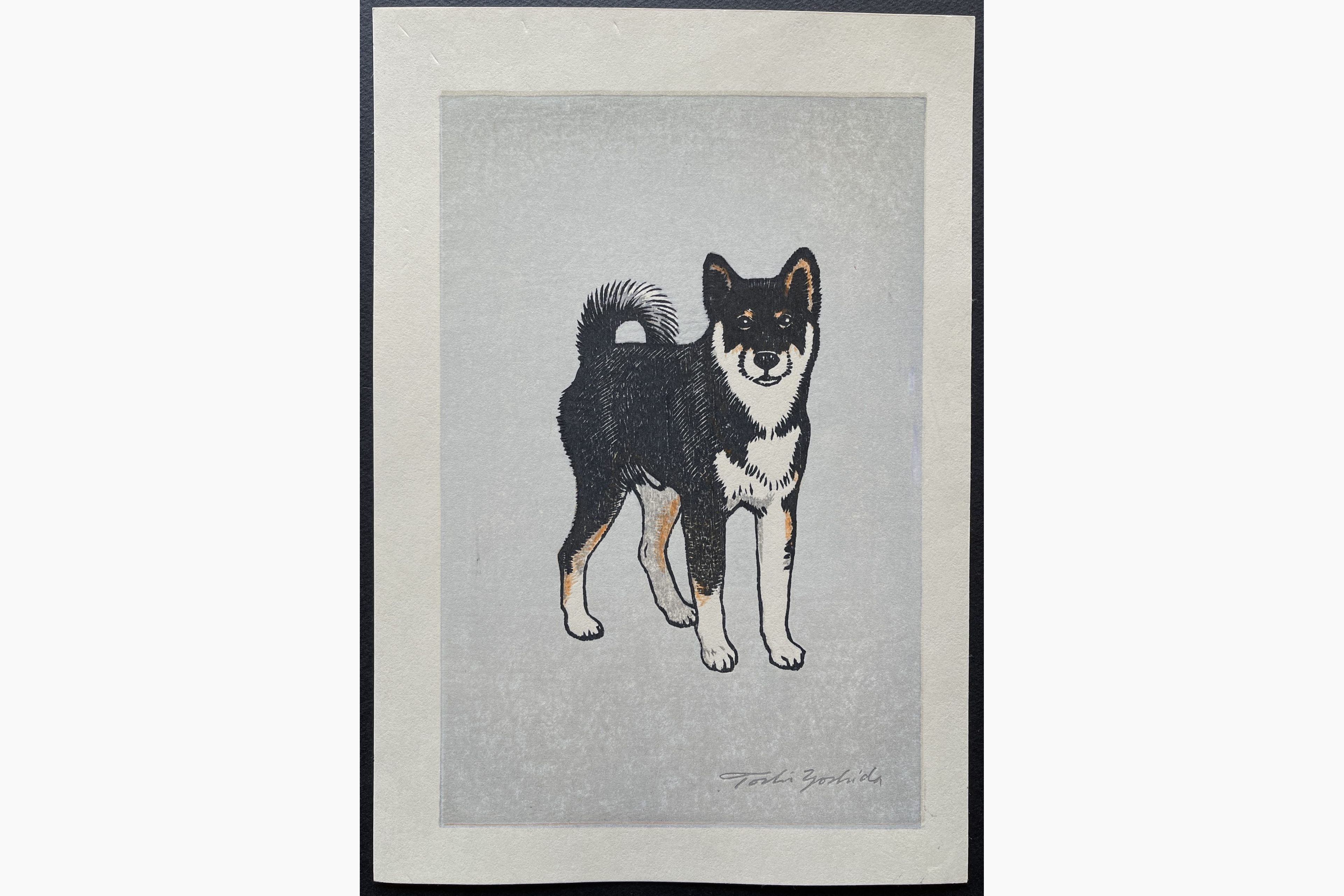 Japanese woodblock print - Toshi Yoshida - Monjiro