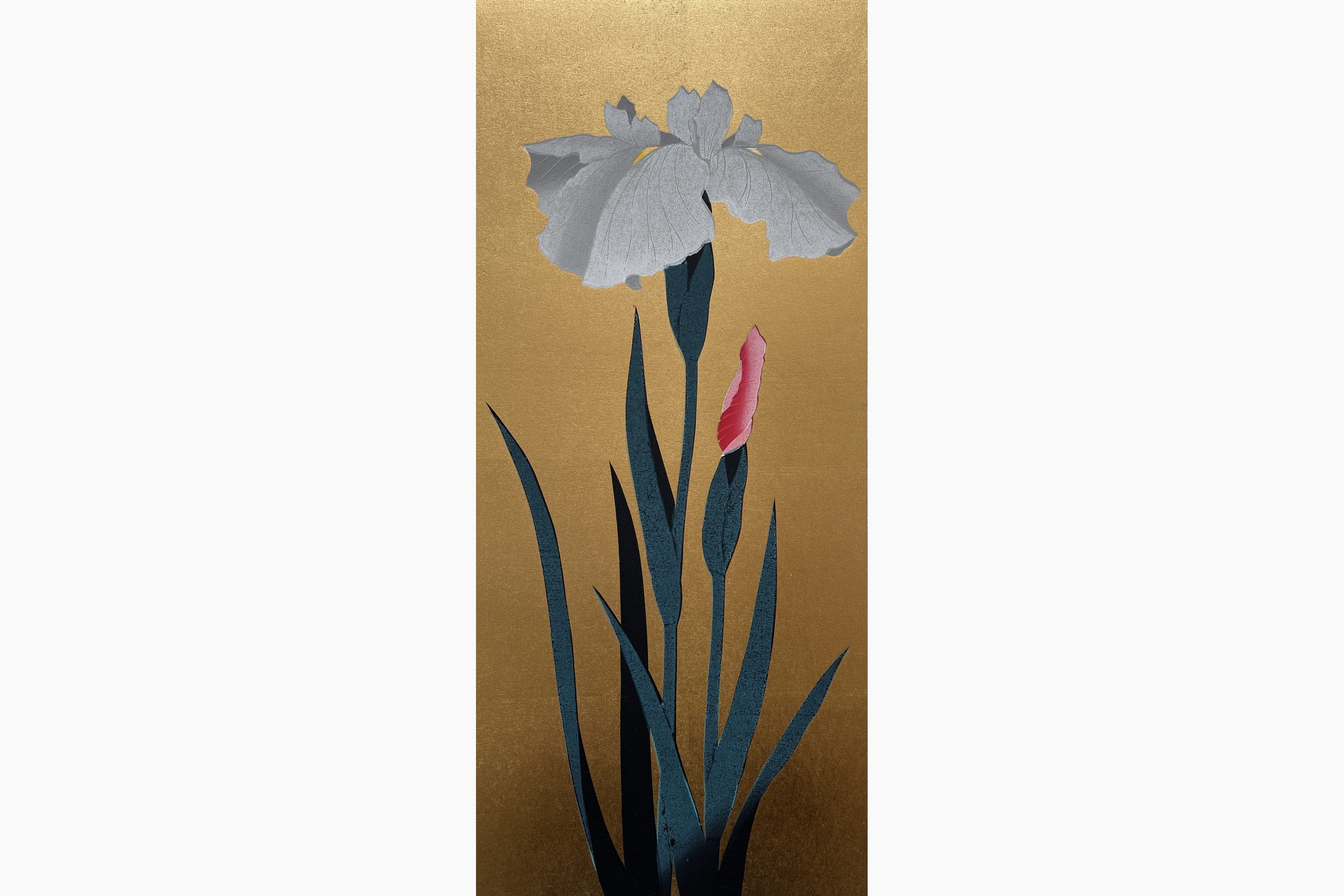 Original woodblock print - Hajime Namiki - Iris 58