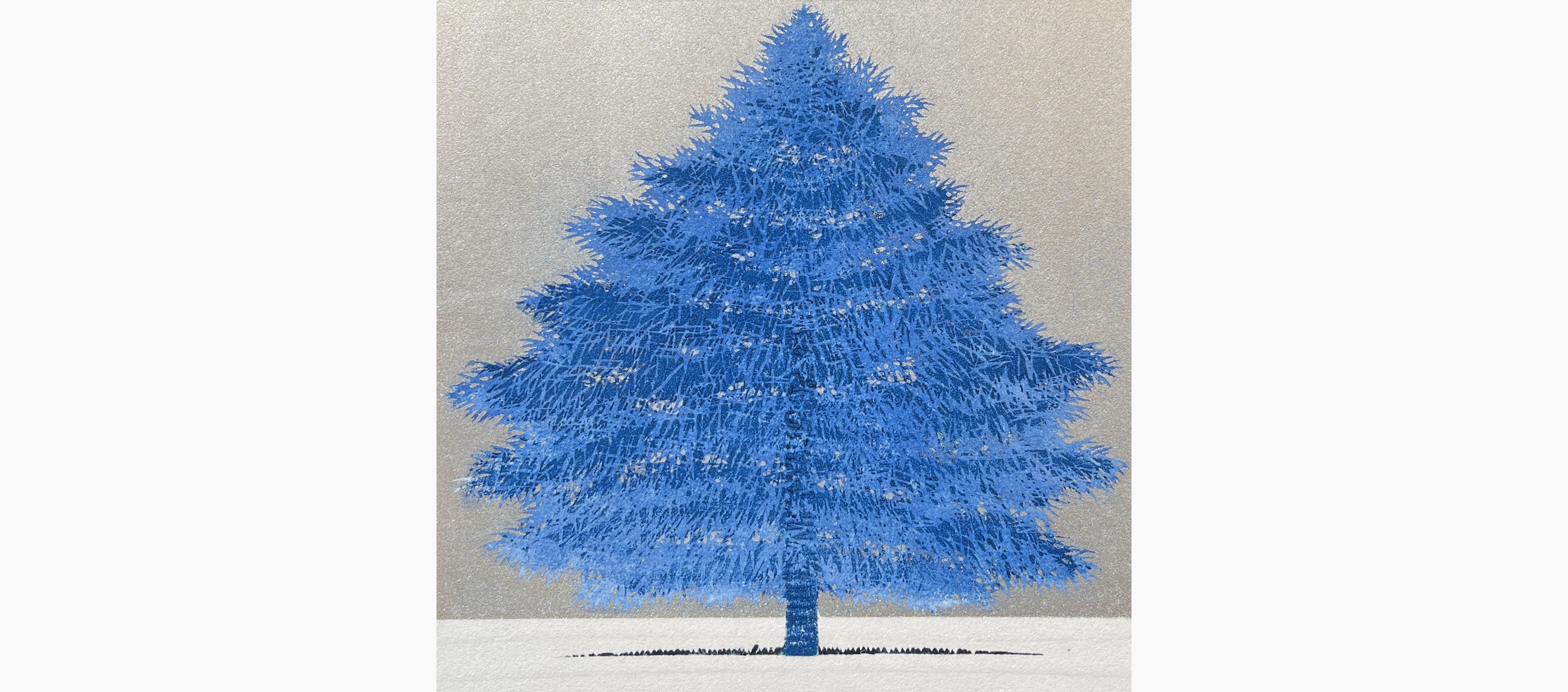 Original woodblock print - Hajime Namiki - Tree scene 134B