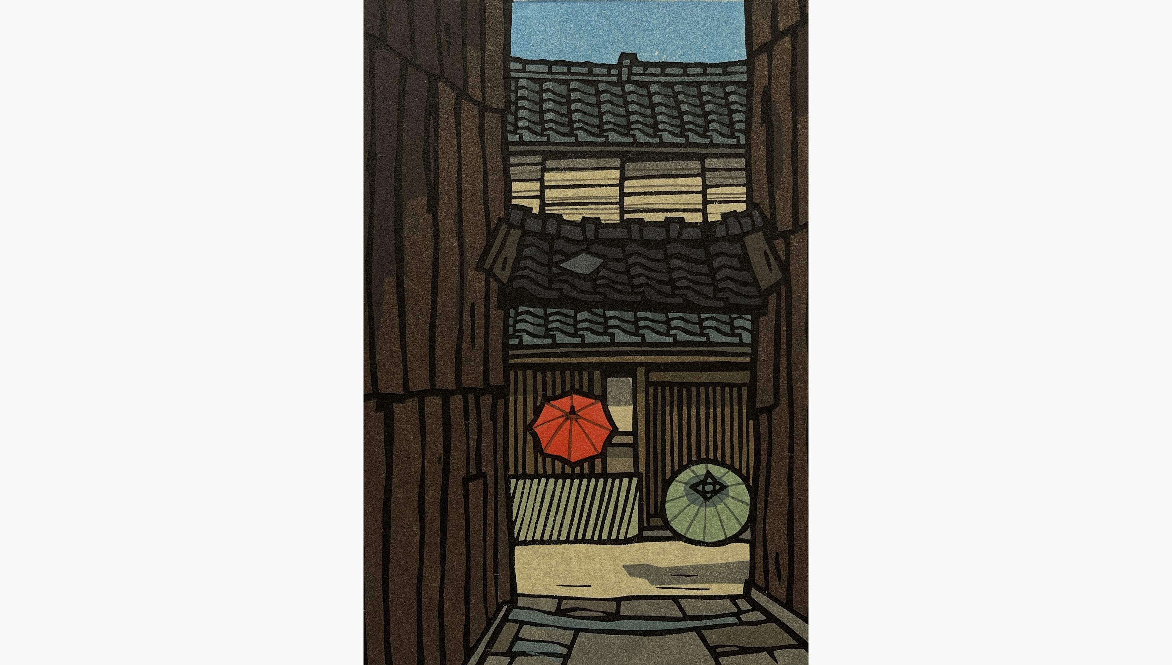 Original woodblock print - Nishijima Katsuyuki - Kumpu