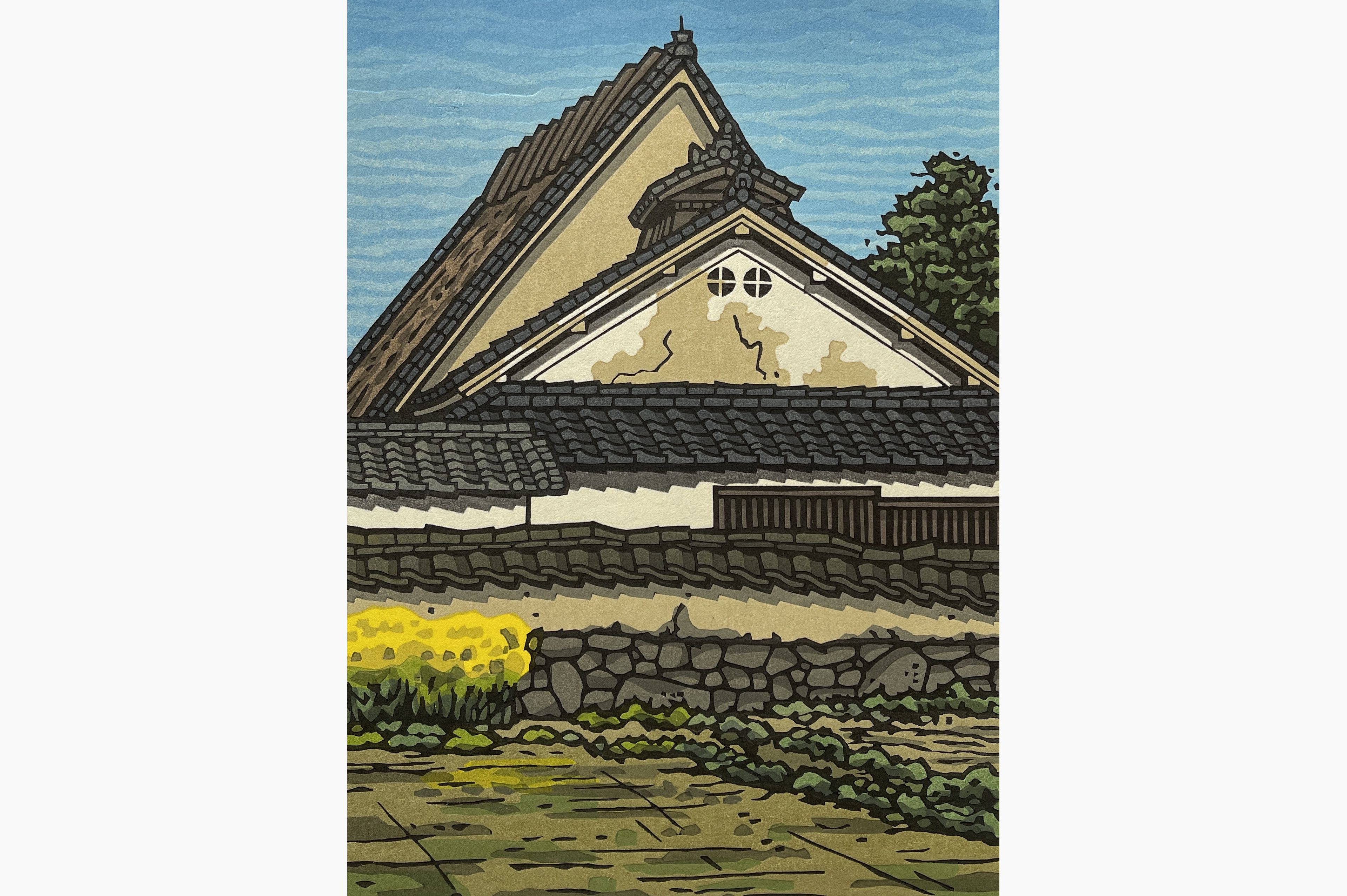 Original woodblock print - Nishijima Katsuyuki - Middle of Spring