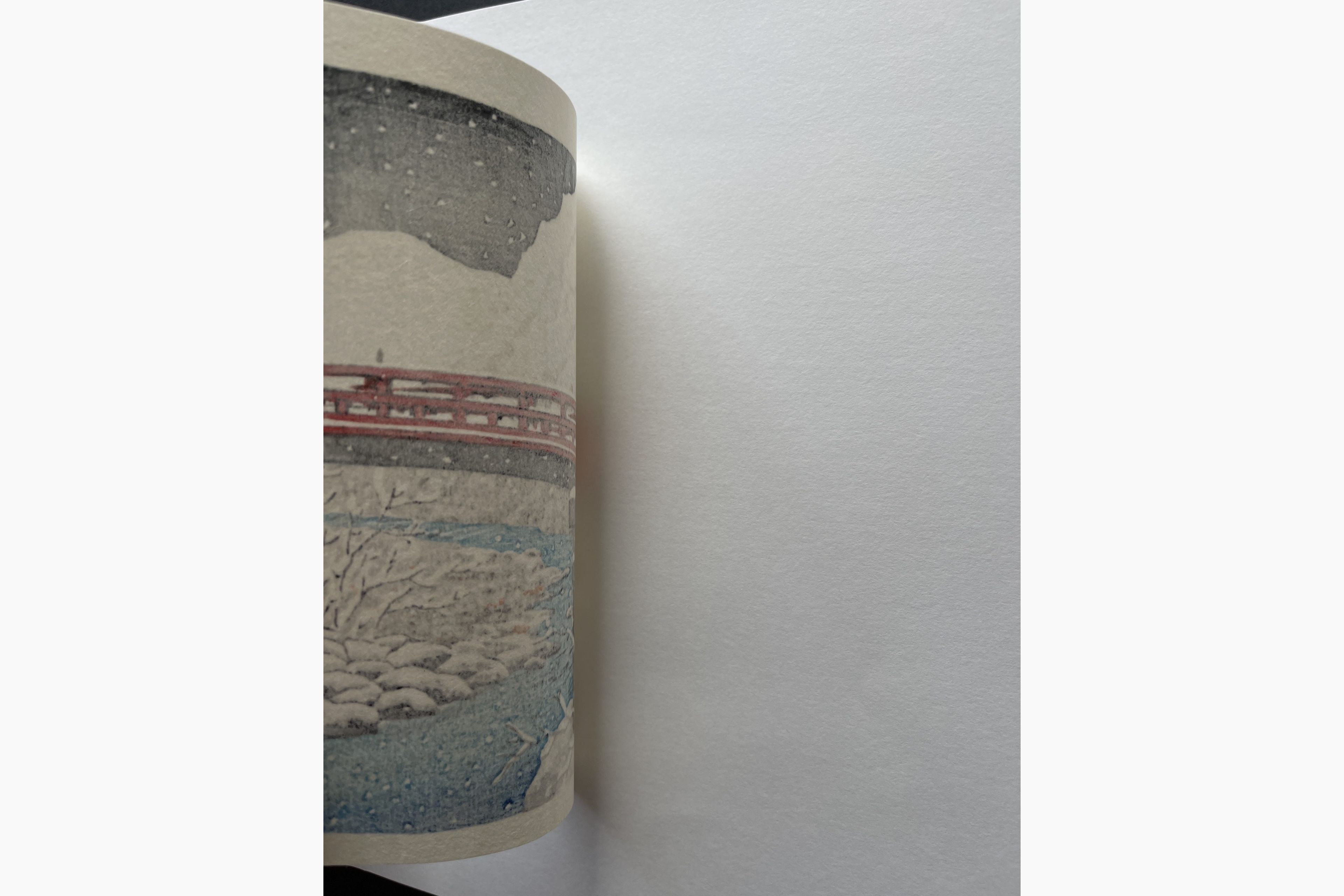 Woodblock print - Kawase Hasui - Shin Bridge at Nikko