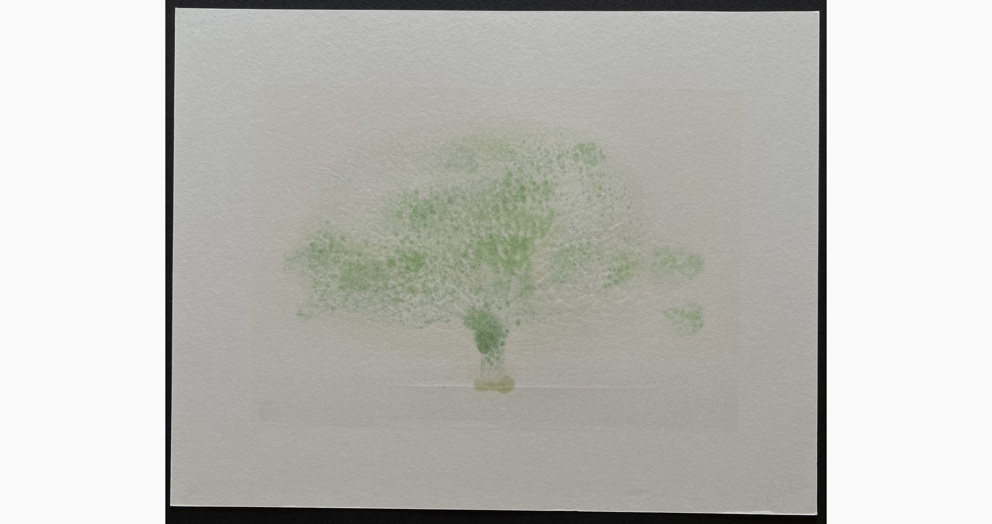 Woodblock print - Kunio Kaneko - Sayonara September