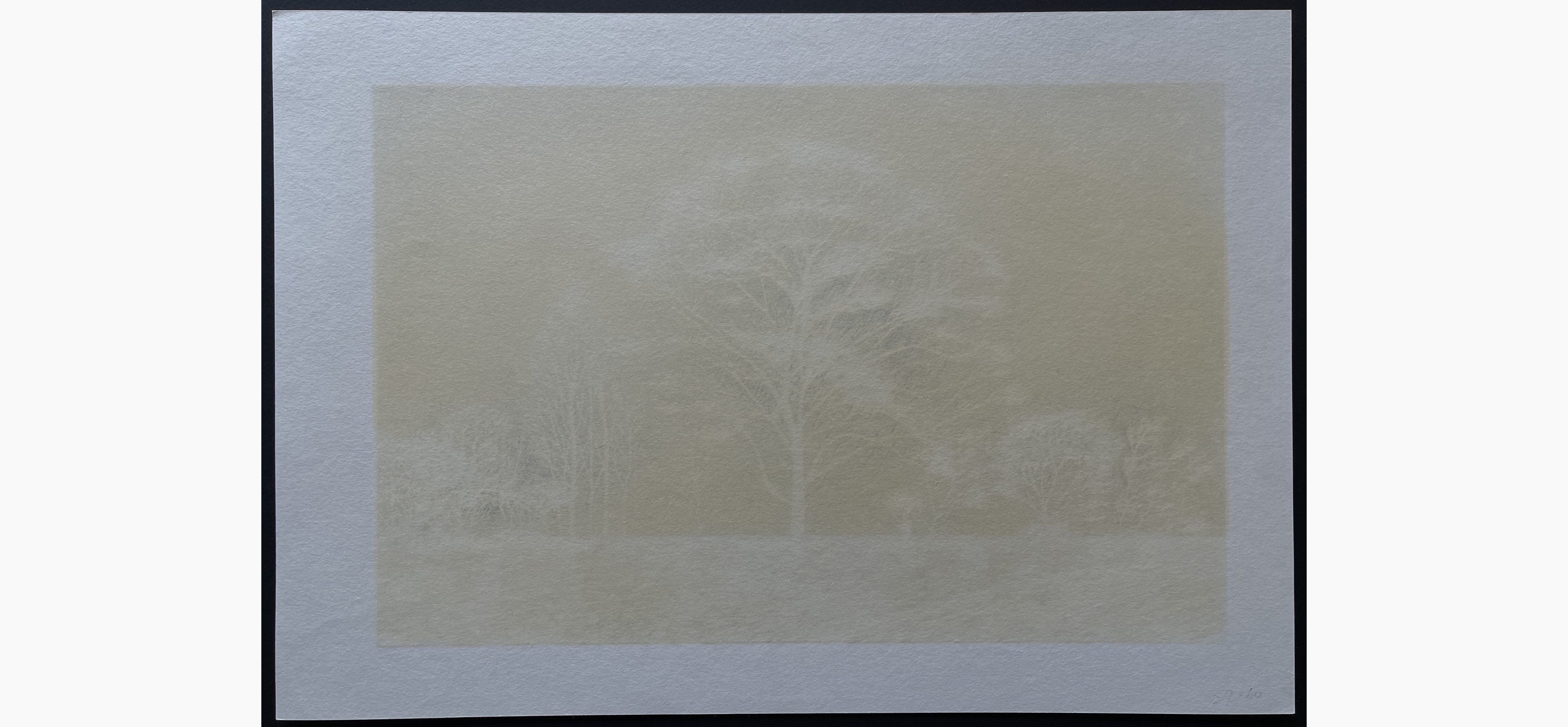 Woodblock print - Takashi Hirose - Dawn (B)