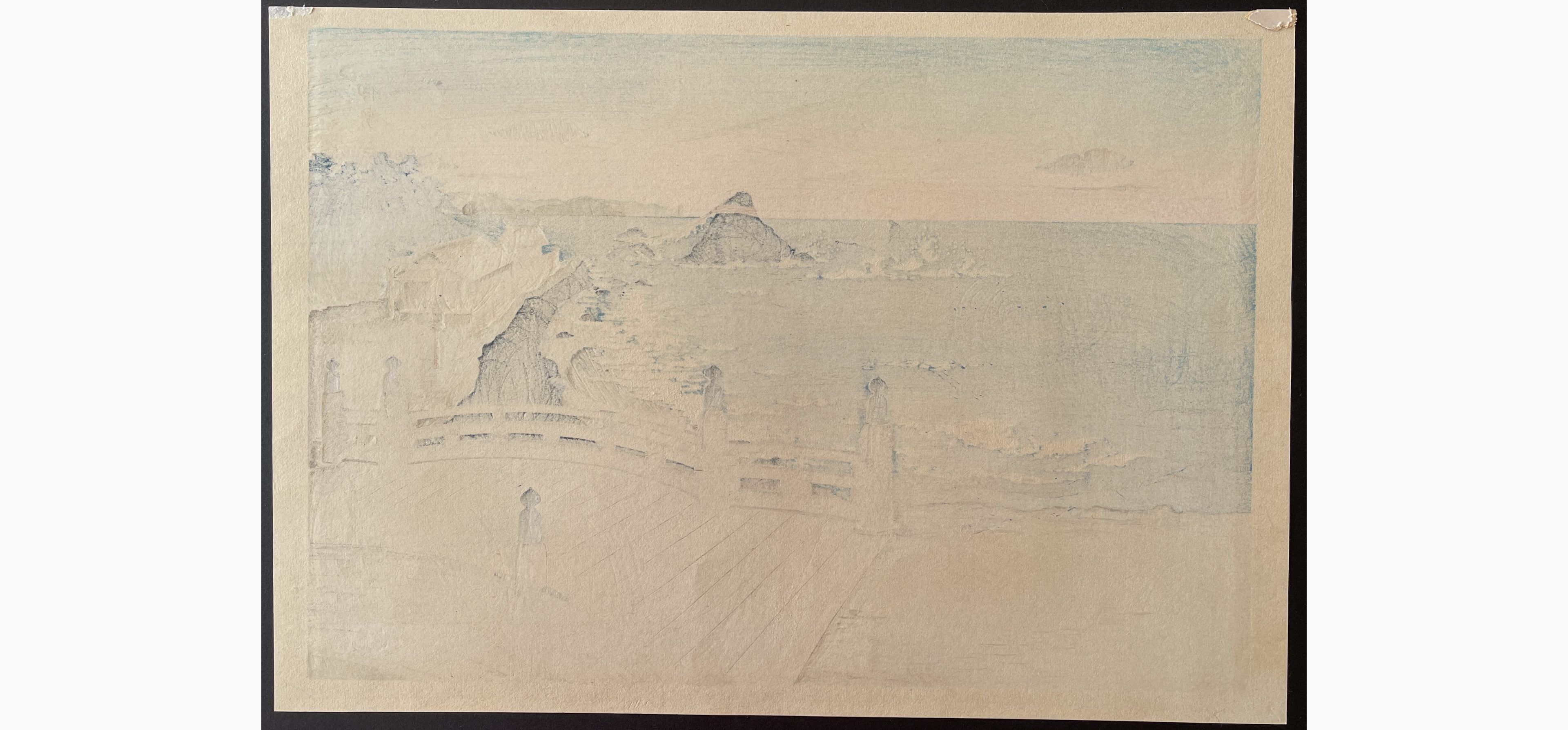 Japanese print - Tokuriki Tomikichiro - Ise Futami Bay