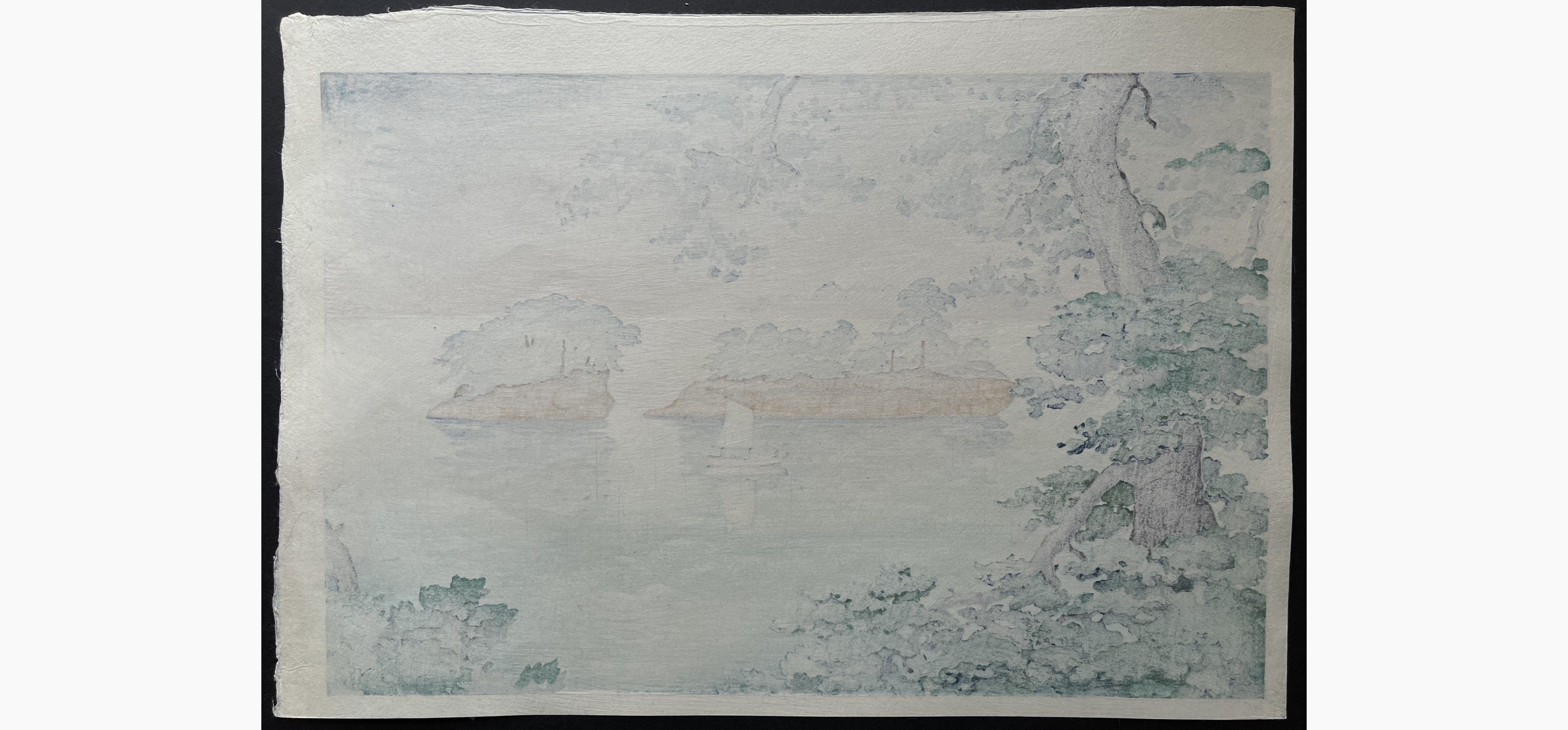 Spring Rain at Matsushima - Tsuchiya Koitsu - Japanese