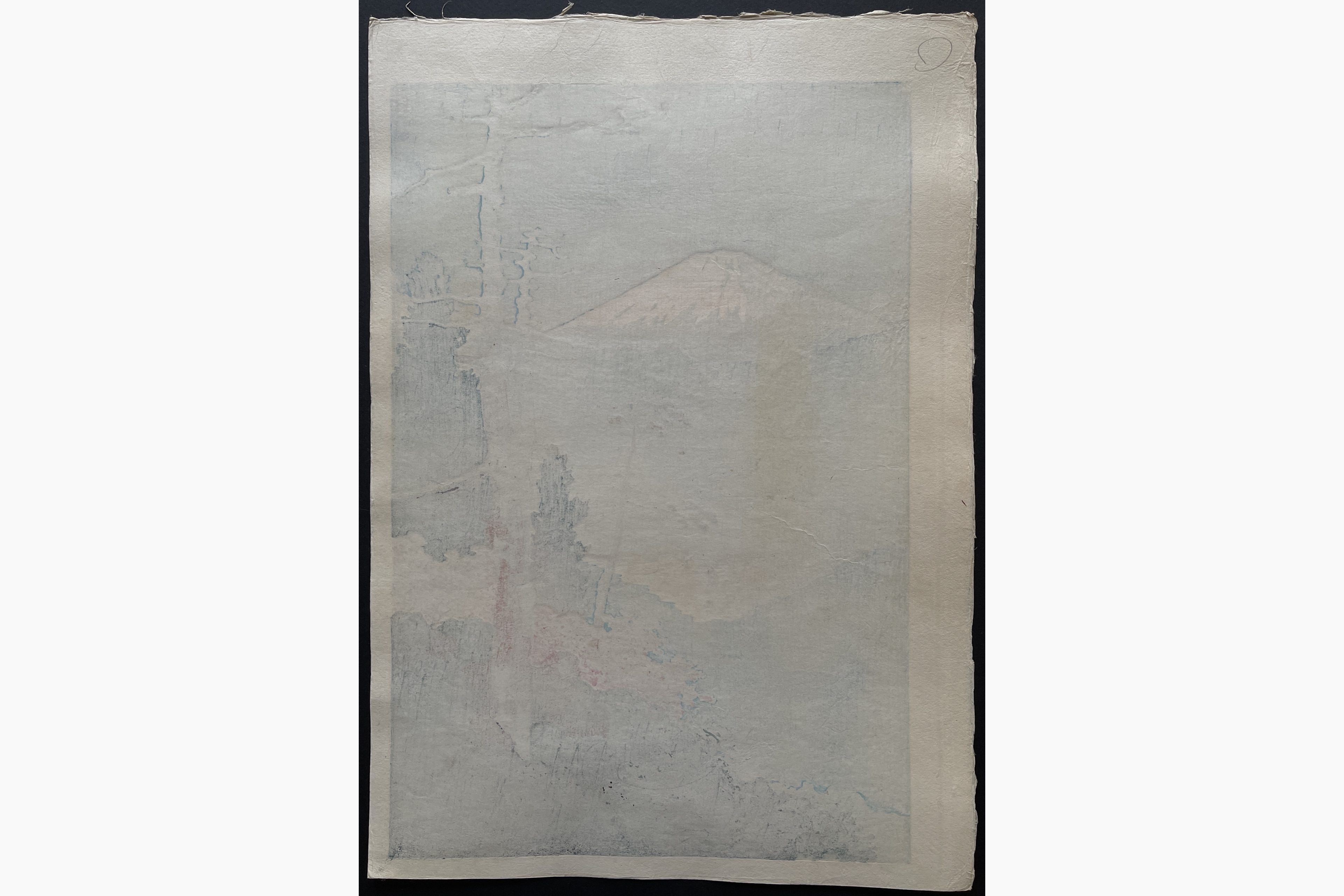 Japanese print - Ito Yuhan - Mount Fuji from Tagonoura Bay