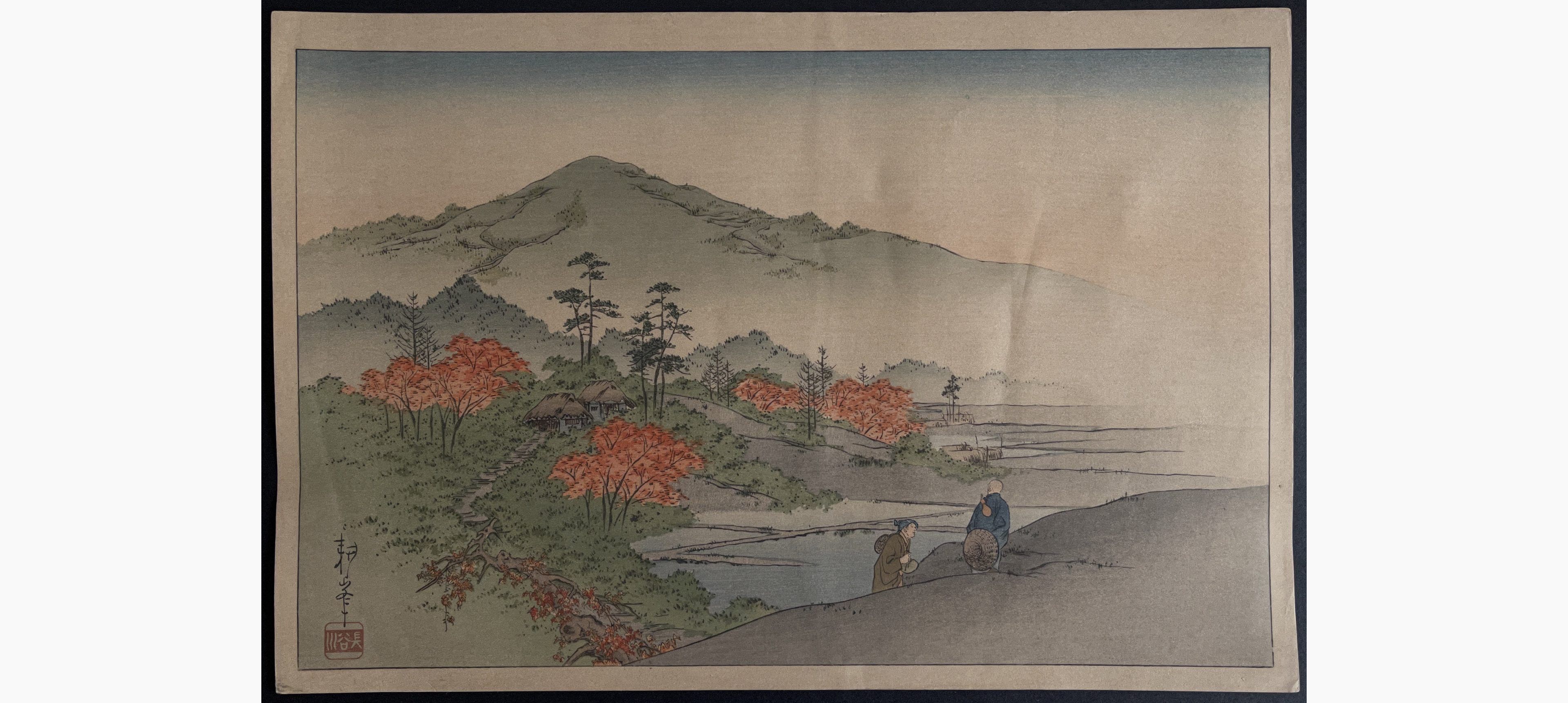 Japanese woodblock print - Koho Shoda - Autumn Tints