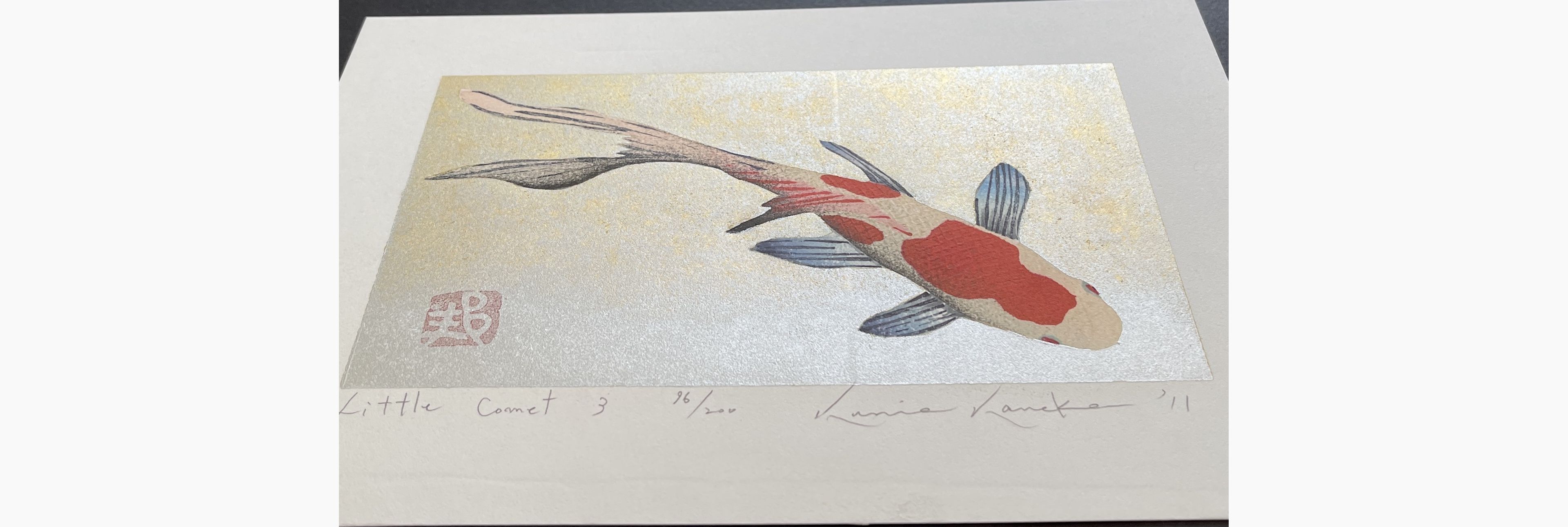 Japanese print - Kunio Kaneko - Little Comet 3
