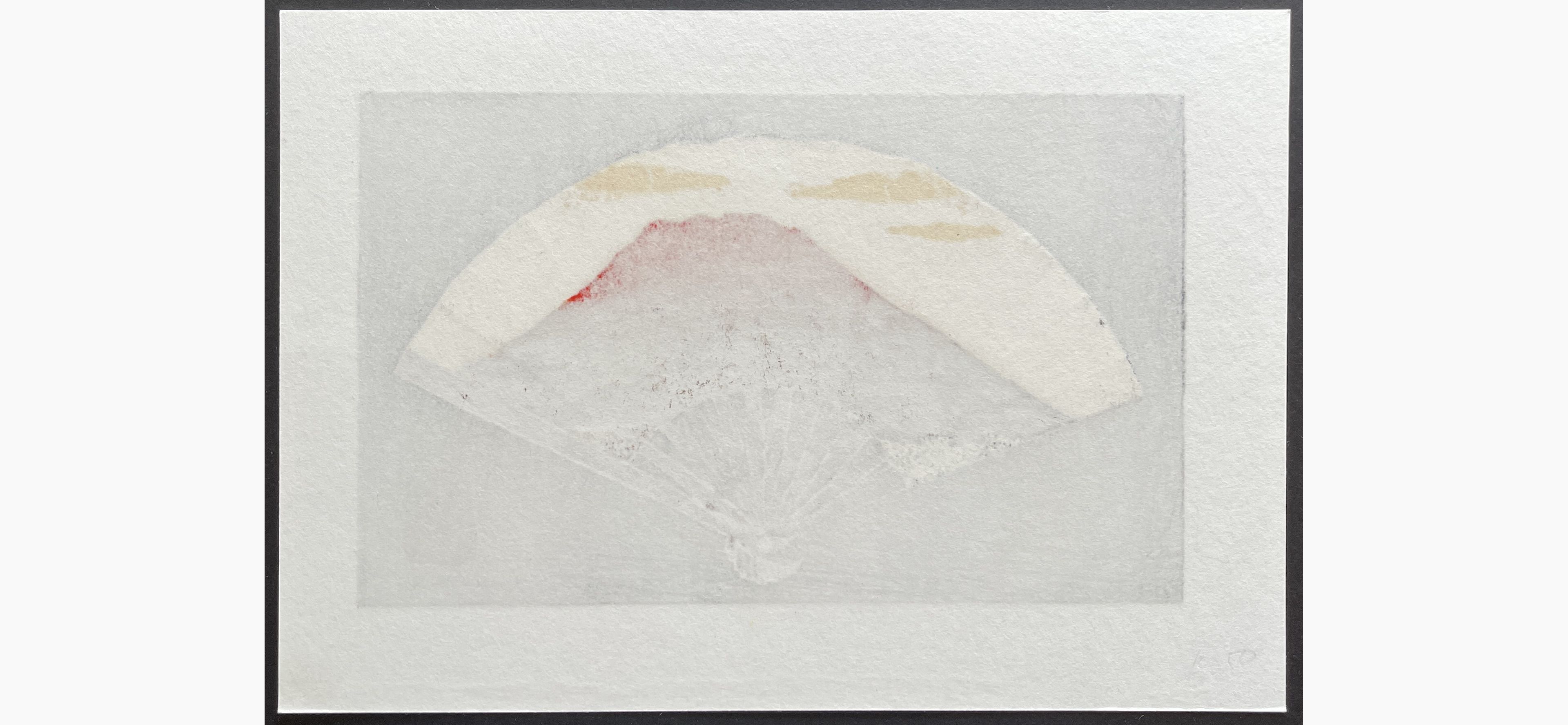 Woodblock print - Kunio Kaneko - Fan