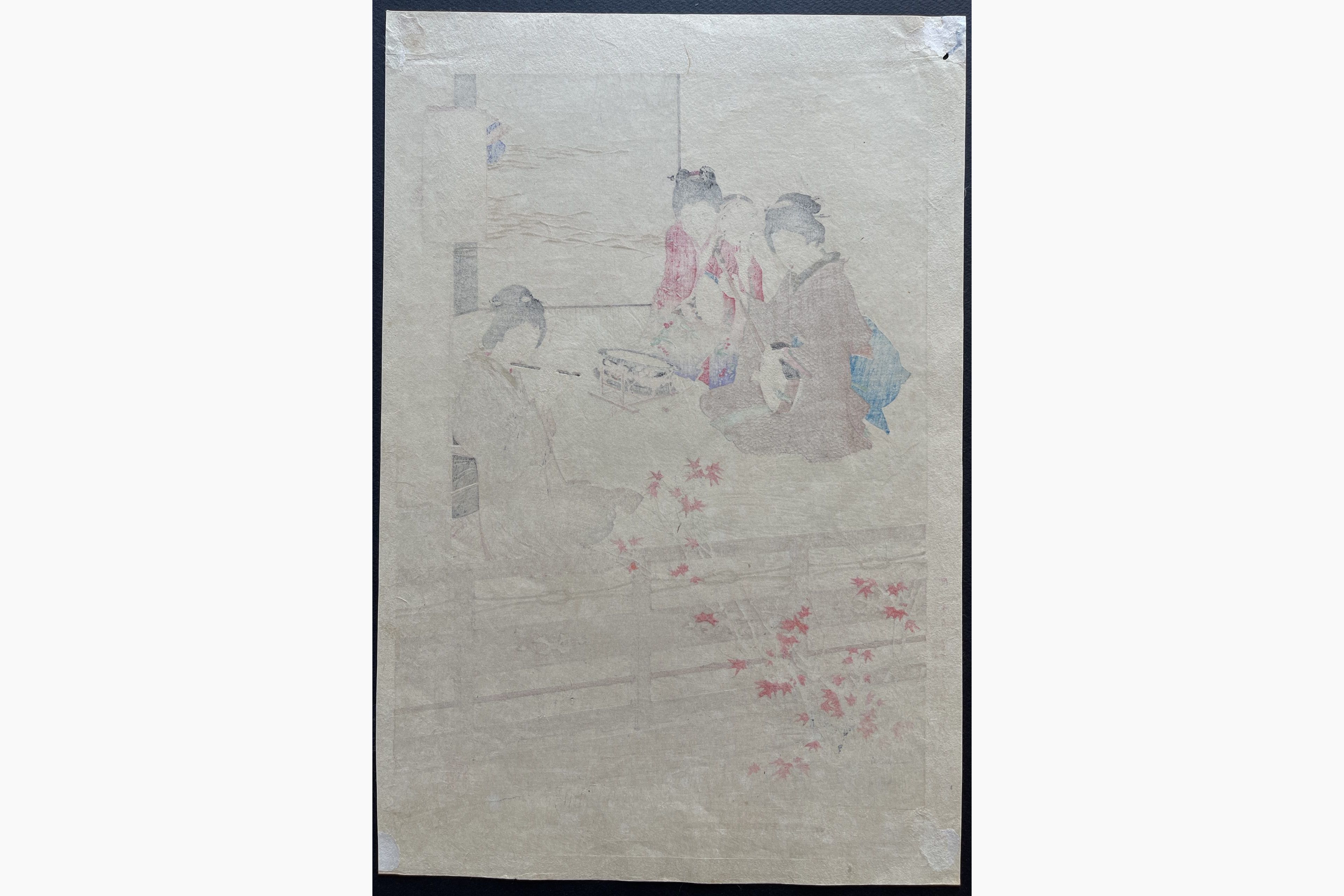 Japanese print - Gekko Ogata - Ensemble