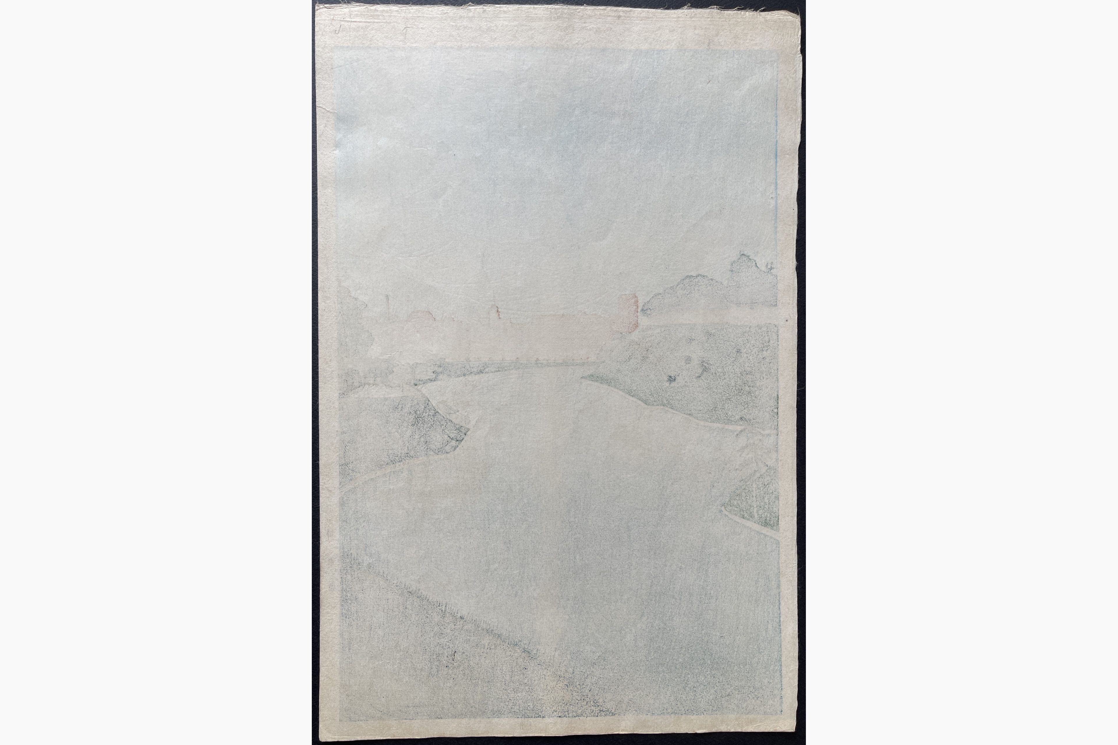 Japanese print - Noel Nouet - Benkei Moat